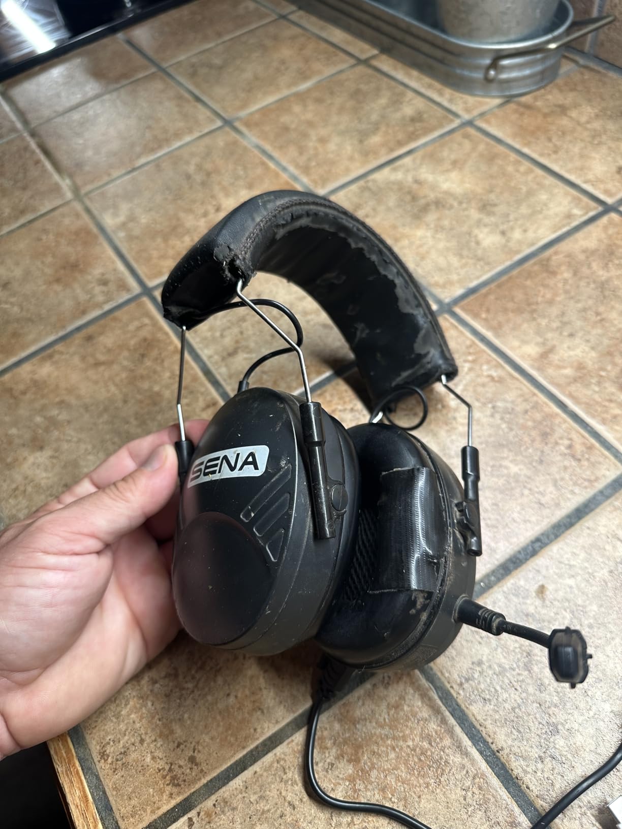 Sena TUFFTALK-LITE-01 TUFFTALK LITE OVER-THE-HEAD EARMUFF LONG-RANGE BLUETOOTH customer photo 1