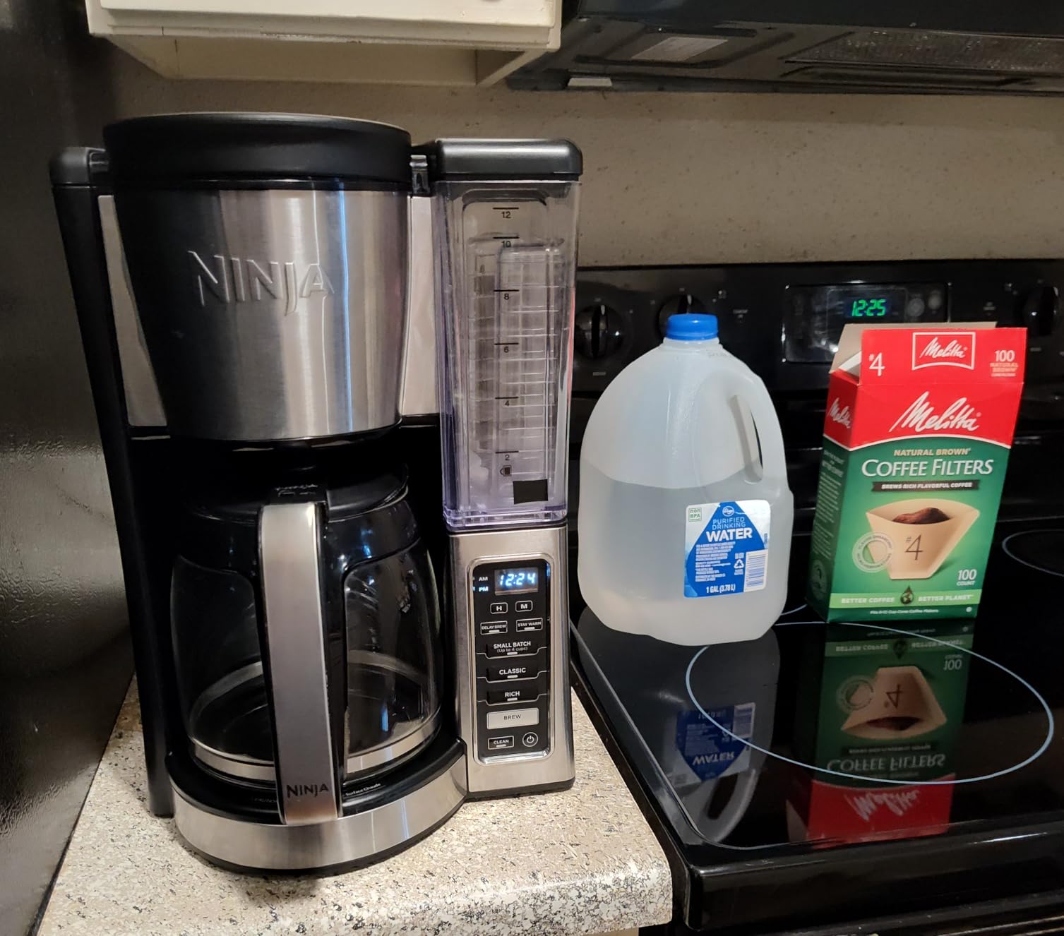 Ninja Fresh Brew Coffee Maker, 12 Cup Glass Carafe, Stainless Steel, CE251 customer photo 2
