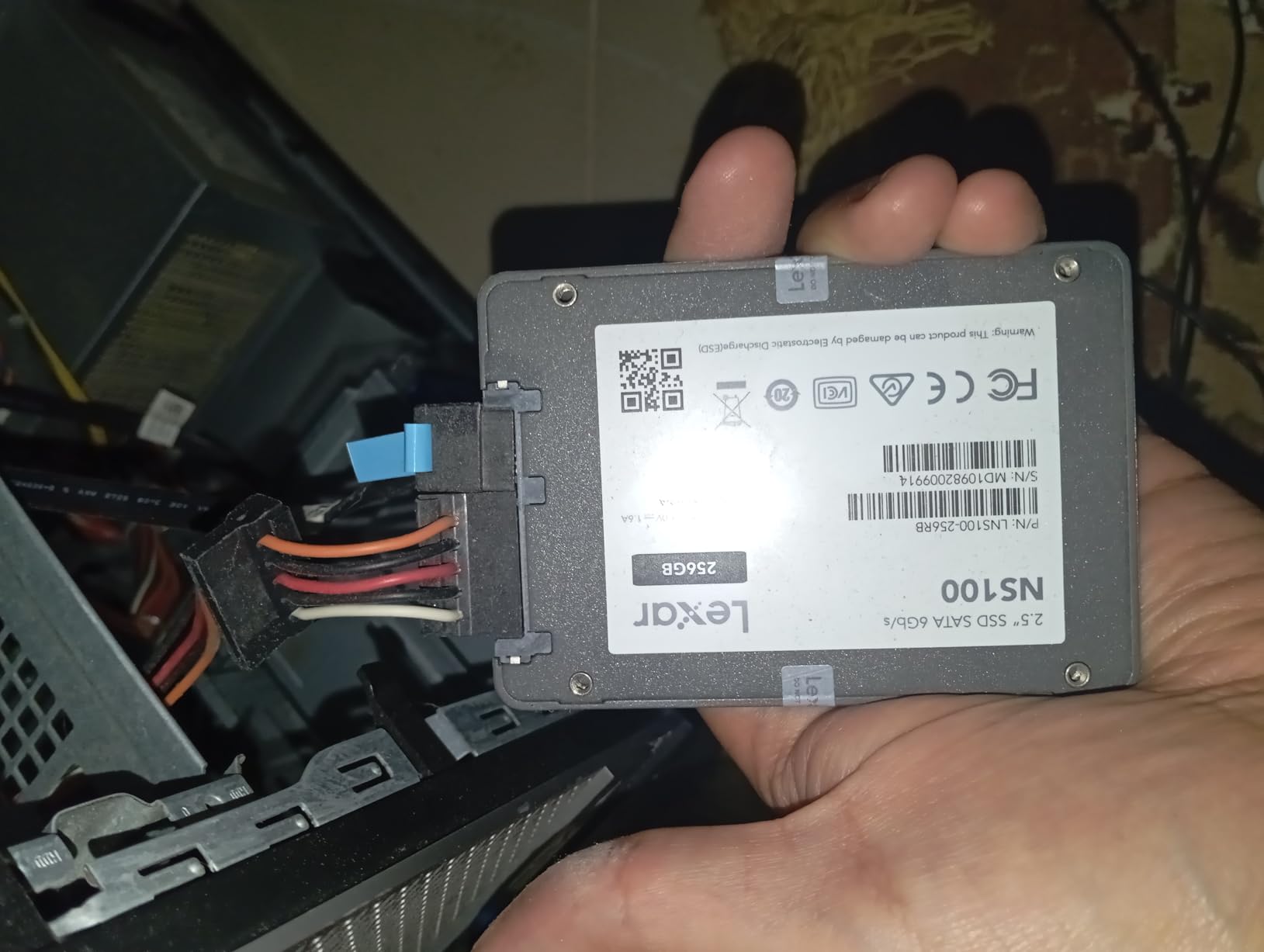 Lexar 128GB NS100 SSD 2.5 Inch SATA III Internal Solid State Drive, Up To 520MB/s Read, Gray (LNS100-128RBNA) customer photo 1