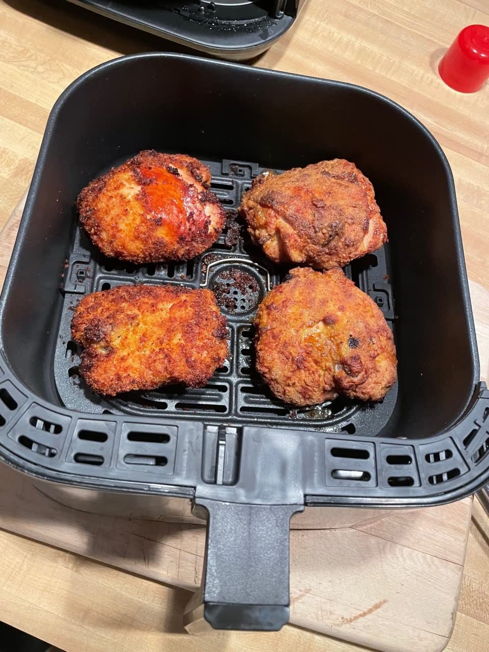 6QT VORTEX Plus Air Fryer, 6-in-1, Air Fry, Broil, Dehydrate, Crisp, Roast, Reheat, Bake, Dishwasher-Safe Airfryer basket, from the Makers of Instant Pot, Stainless Steel customer photo 2