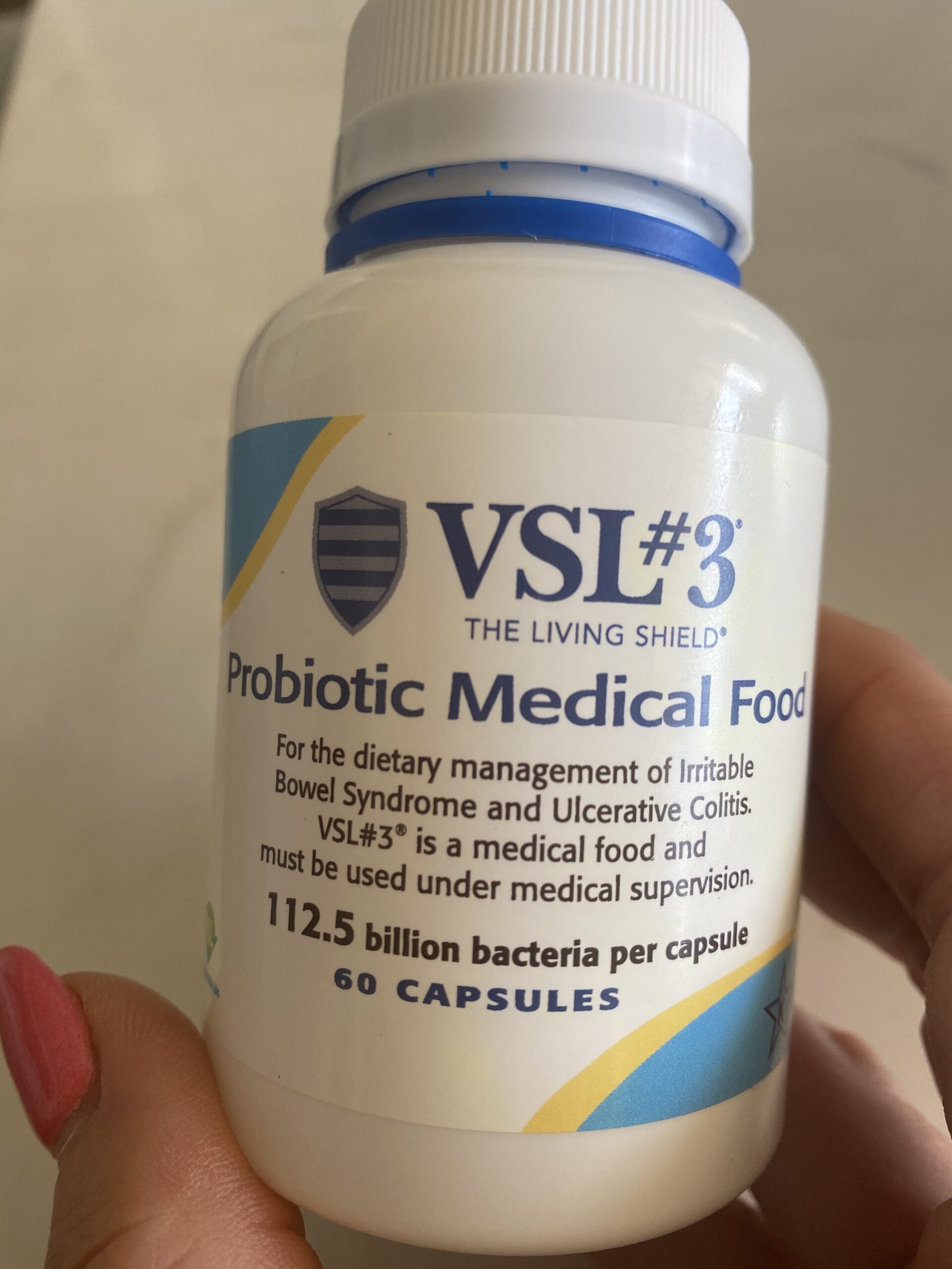 VSL#3 Probiotics for Digestive Health, IBS & UC Symptoms - 112.5B CFUs, High-Potency, Multi-Strain, Live, Refrigerated Probiotic, Medical Food for Gut Health Support in Men & Women, 60 Capsules customer photo 2