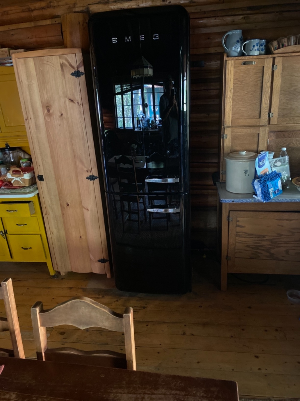 Smeg FAB32 Retro Refrigerator - 50s Style Fridge with Bottom Freezer, No-Frost, LED Display & Lighting, LifePlus Zone, Multi-Airflow - 12.2 cu ft - Black - Made in Italy customer photo 2