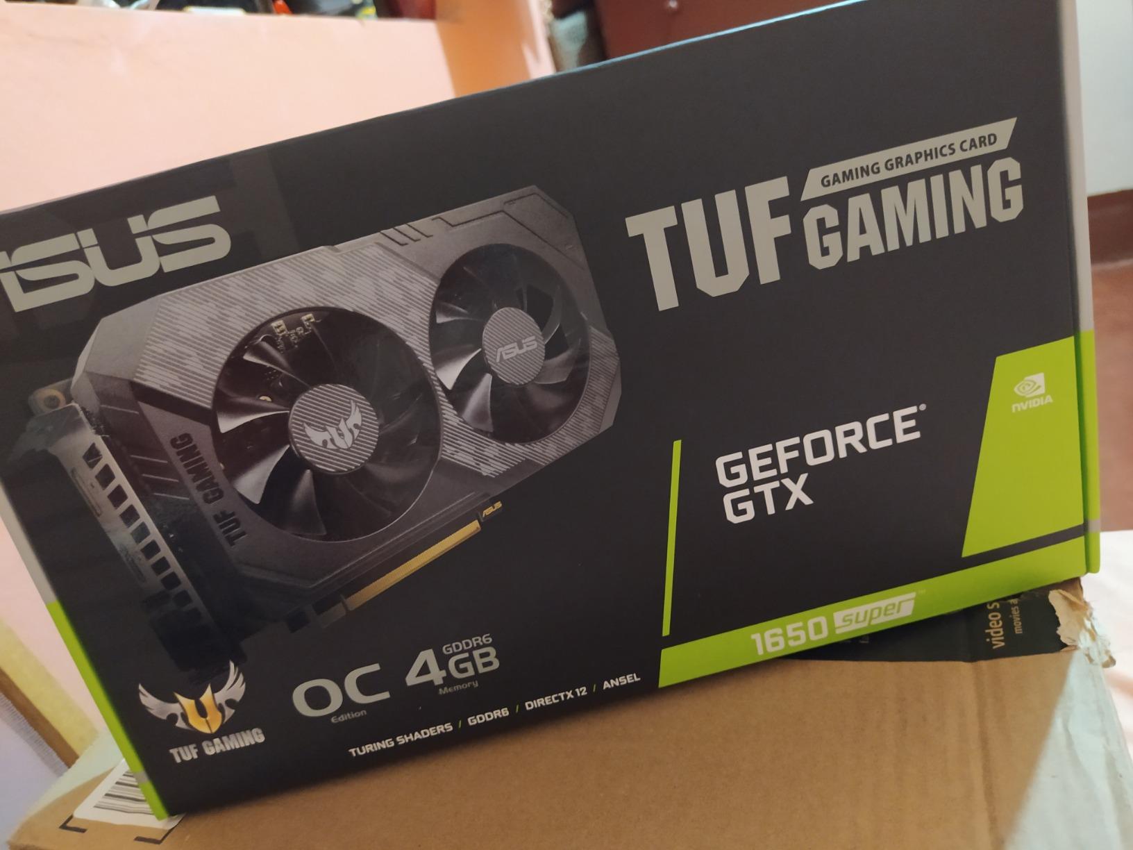 ASUS TUF Gaming GeForce GTX 1650 Super Overclocked 4GB Edition HDMI DP DVI Gaming Graphics Card, 3 Year Warranty customer photo 1