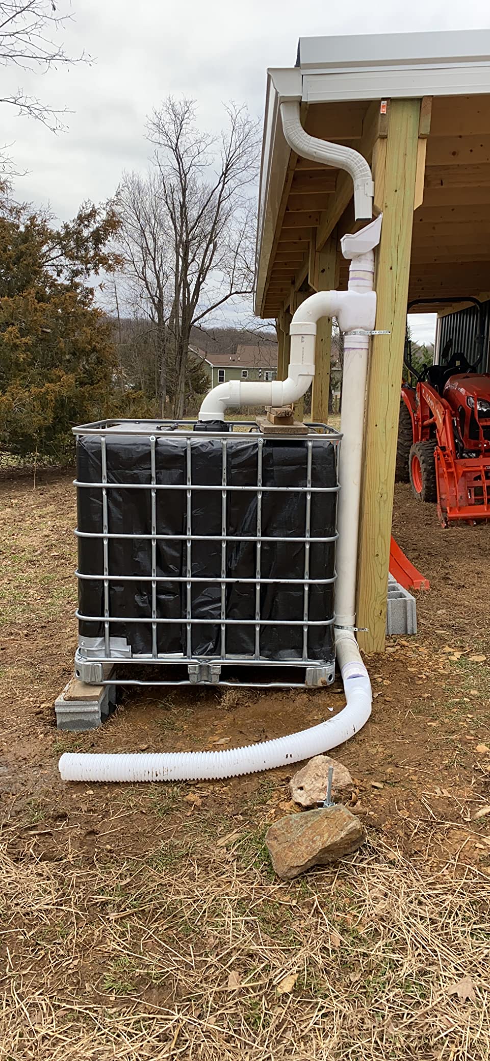 Rain Harvesting First Flush with Catch-All Tee - First Flush Diverter Kit, Suits 4 Inch Round Pipes customer photo 1