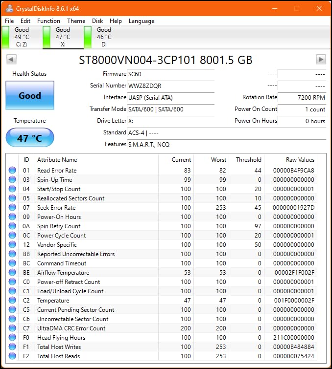 Seagate IronWolf 8TB NAS Internal Hard Drive HDD - 3.5 Inch SATA 6Gb/s 7200 RPM 256MB Cache for RAID Network Attached Storage - Frustration Free Packaging (ST8000VNZ04/N004) customer photo 2