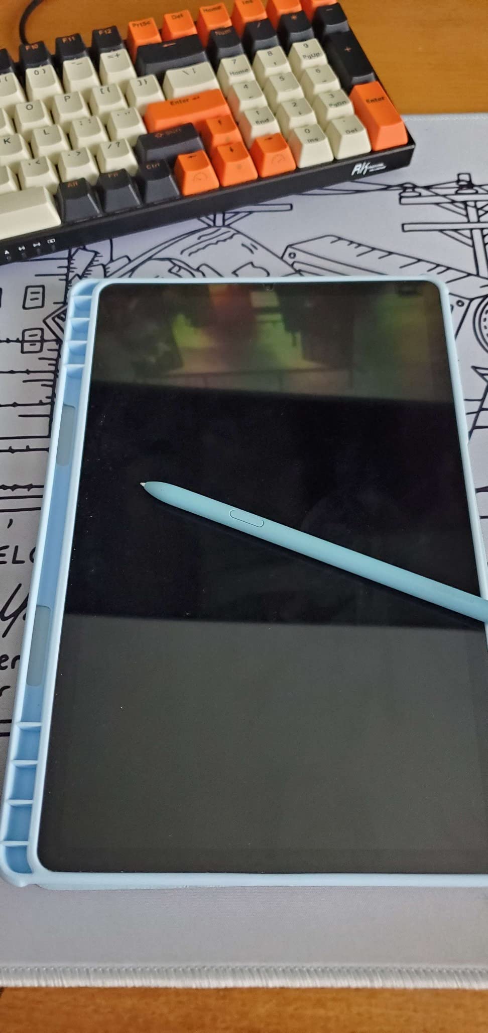 SAMSUNG Galaxy Tab S6 Lite 10.4 inch 64GB WiFi Android Tablet w/ S Pen Included, Slim Metal Design, Crystal Clear Display, Dual Speakers, Long Lasting Battery, SM-P610NZAAXAR, Oxford Gray customer photo 1