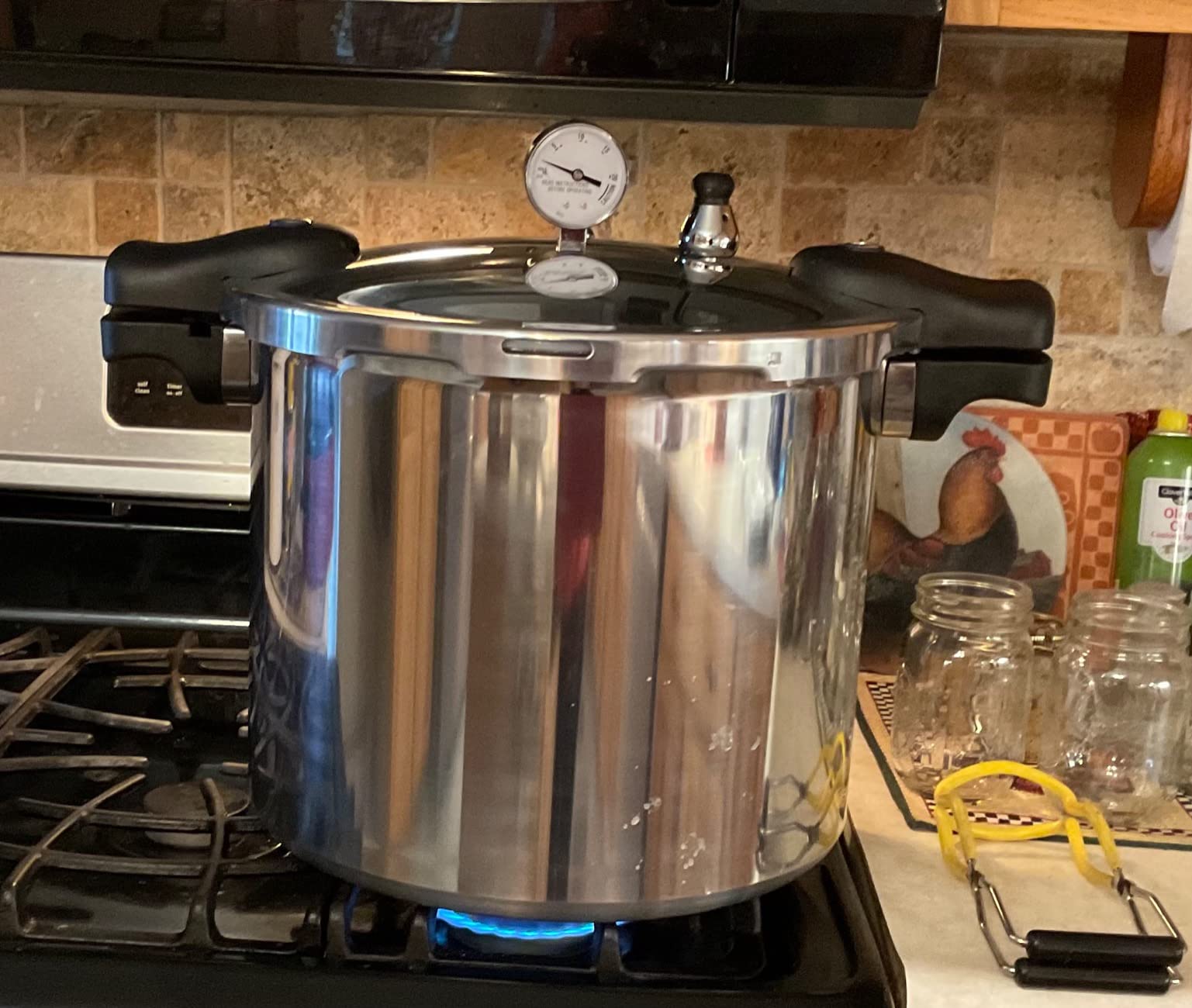 Barton 22-Quart Pressure Canner Pressure Cooker with Pressure Gauge with Rack, Induction Compatible, Steam Canner Polished 22 QT Stovetop Pot Meat, Poultry & Vegetables customer photo 2