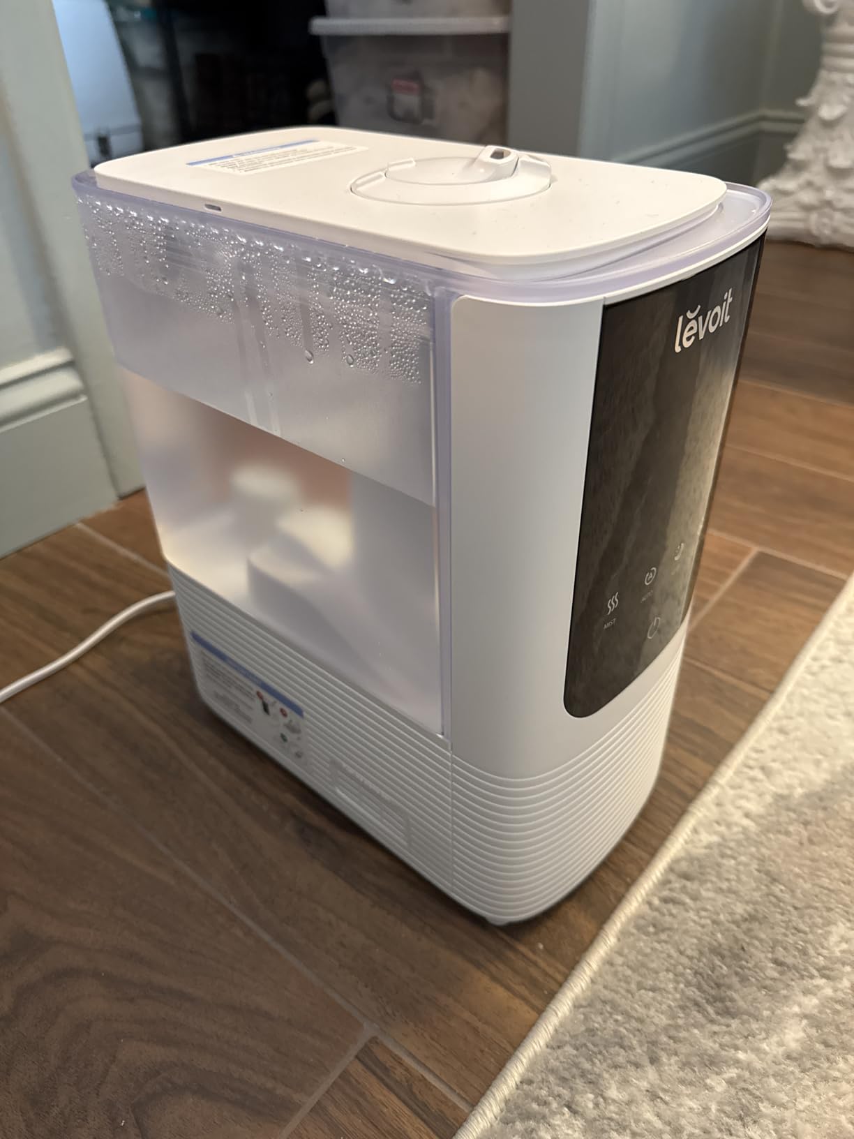 LEVOIT LV600HH 6L Warm and Cool Mist Ultrasonic Humidifier, Rapid Humidification for Bedroom Large Room, Essential Oil Diffuser, Humidity Setting with Built-in Sensor, Auto Mode, Timer, Remote Control customer photo 2