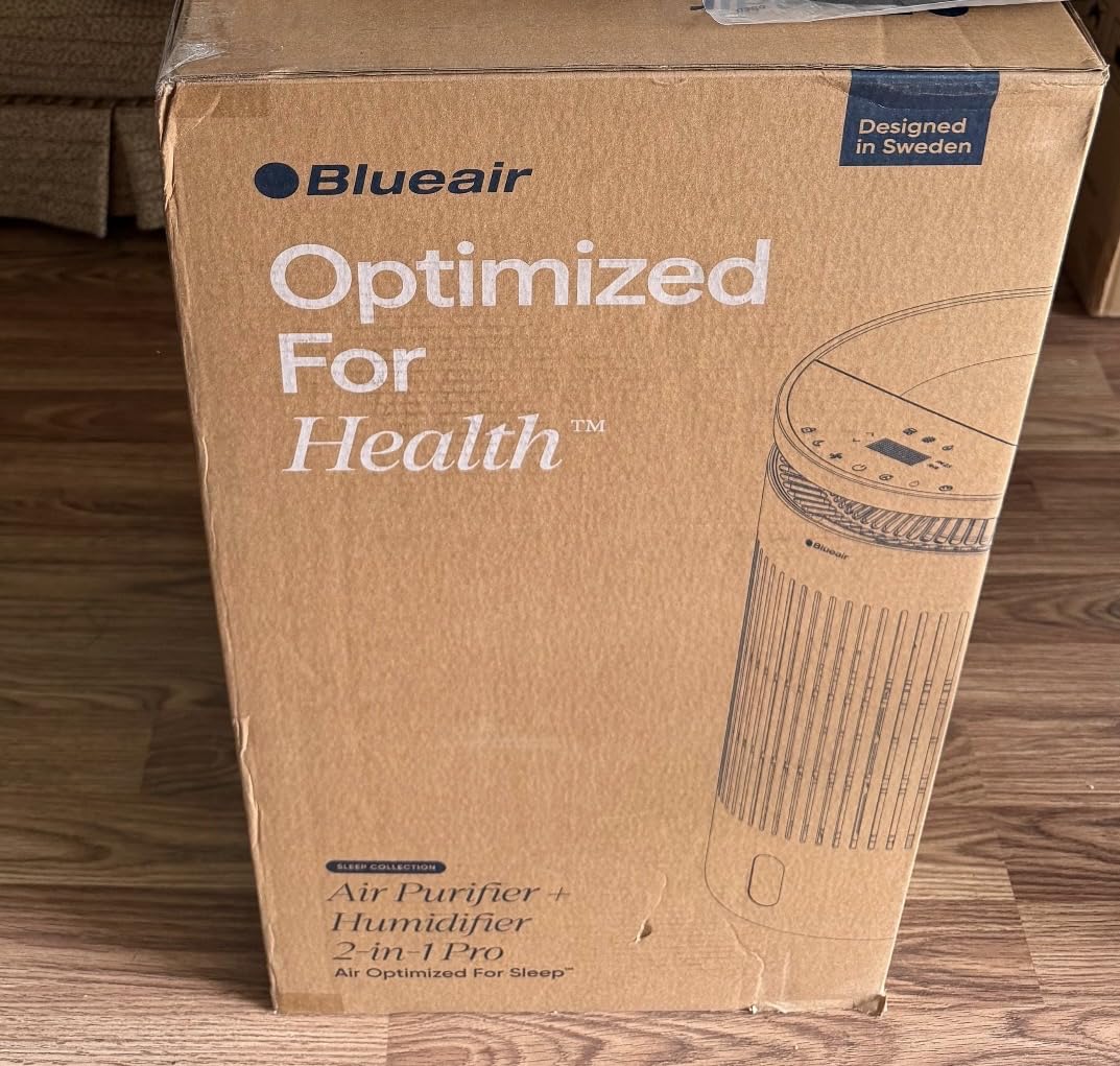 Blueair 2-in-1 Pro Air Purifier & Humidifier for Large Rooms, HEPASilent™ Removes 99.97% Allergens, Dust, Smoke, Up to 1,875 sq ft, Smart App, Skin-Hydration Mode, 360° InvisibleMist™ customer photo 1