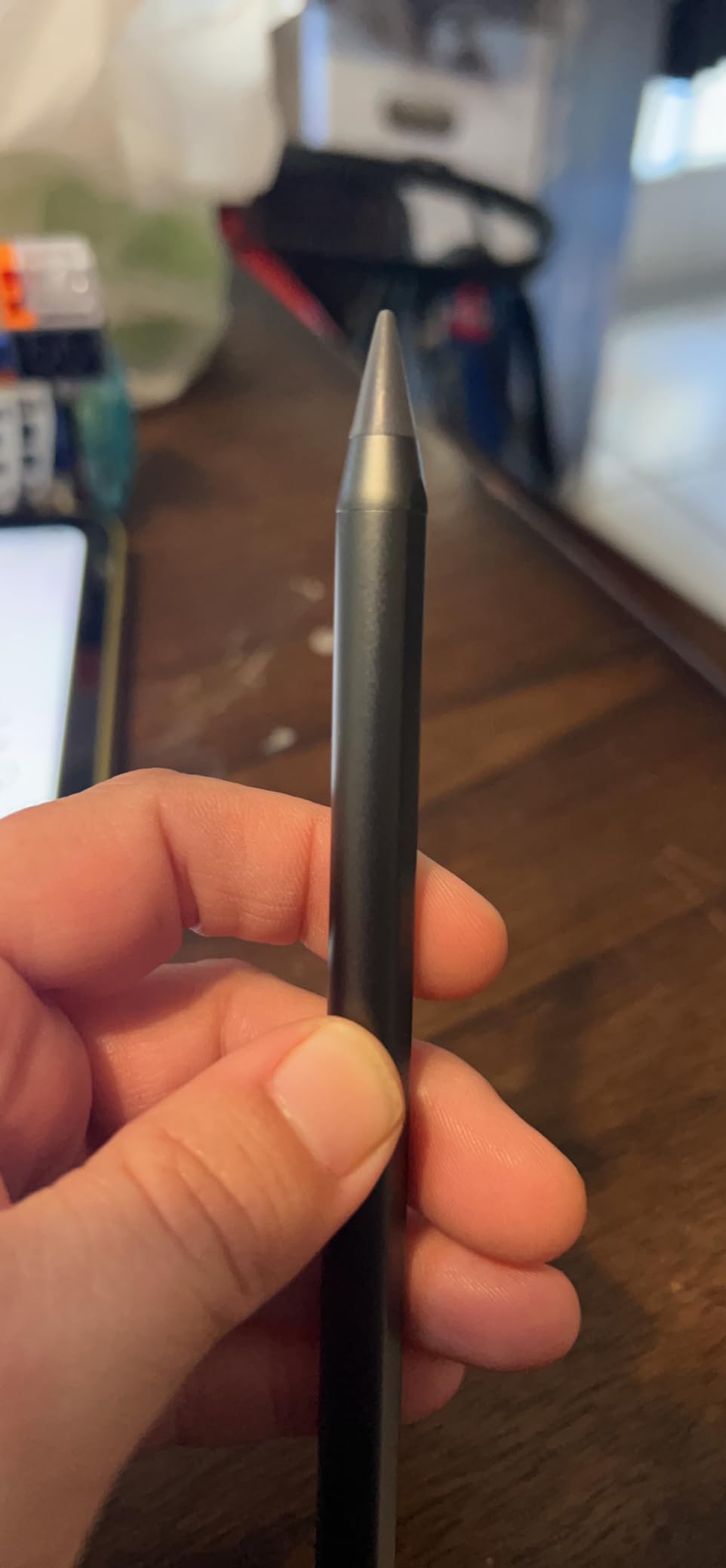 ZAGG Pro Stylus with Active & Capacitive Tips, Palm Rejection, Tilt Recognition, Instant Bluetooth Pairing, Compatible with iPad Pro 11/12.9 (3,4, & 5 Gen)/Air 10.9/iPad 10.2/9.7/Mini 5, Gray, Gen 1 customer photo 1