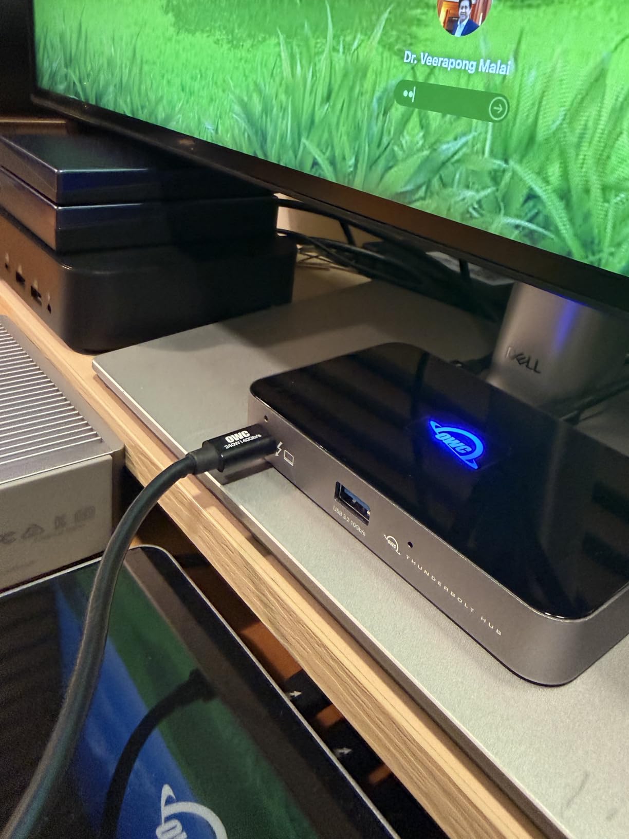 OWC Thunderbolt HUB with 4 X Thunderbolt 4 and 1 X USB-A customer photo 2
