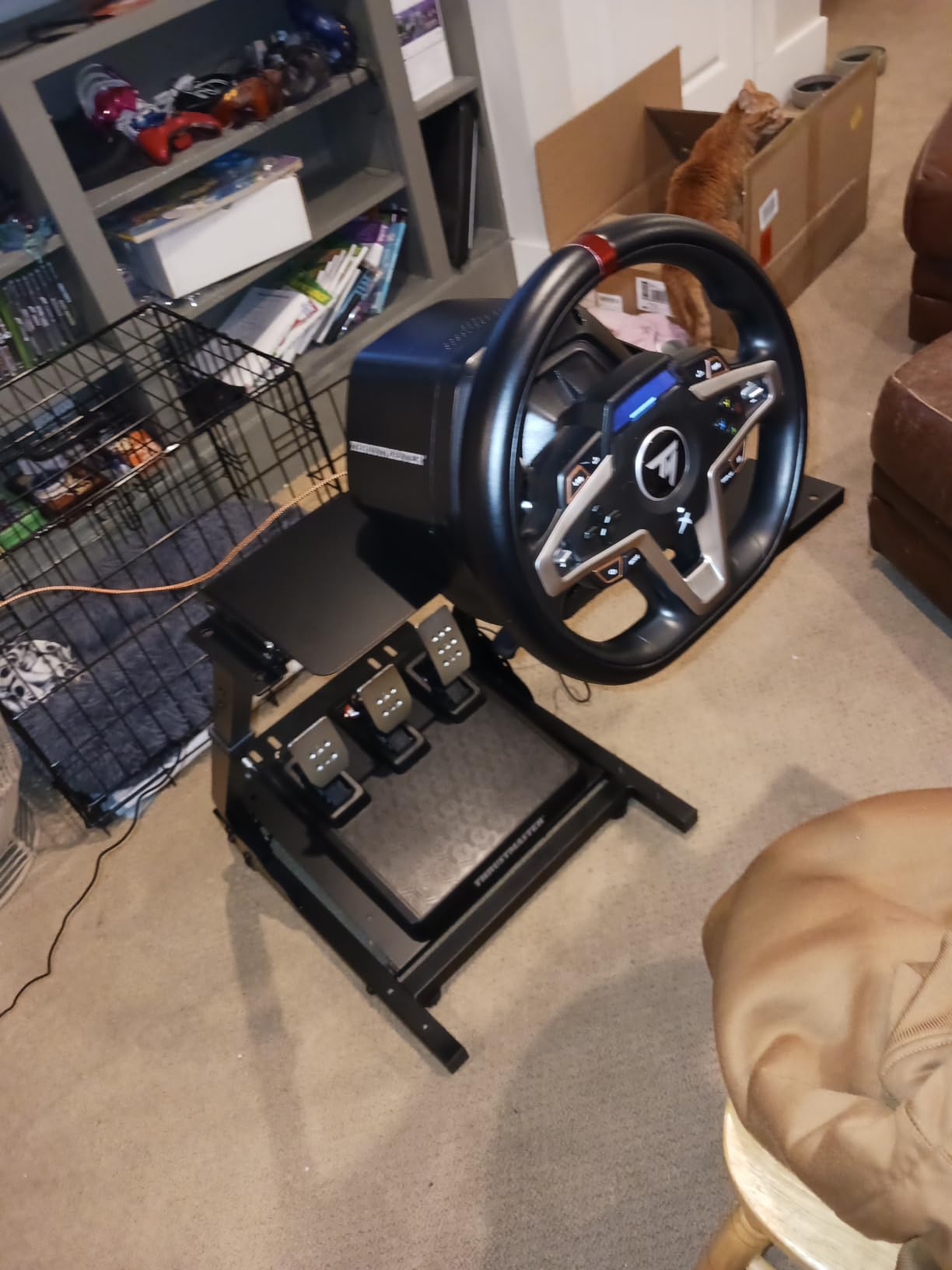 Thrustmaster T248 Racing Wheel and Pedals, Hybrid Drive Force Feedback Steering Wheel, Magnetic Paddle Shifters, Built-In Display, Sim Racing Wheel for Driving Simulator, Compatible with PC & Xbox Series X|S customer photo 1