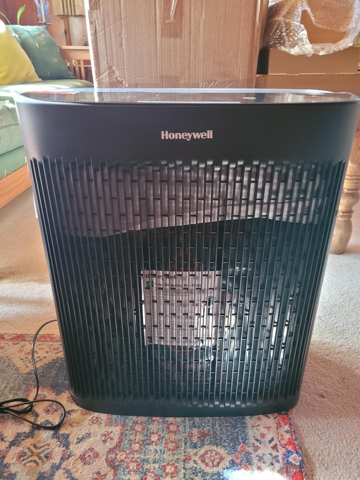HEPA Air Purifier for Home, 2423 Ft² Rooms in 1 Hour, Air Quality Monitor, Auto Mode, Reduces Allergens, Dust, Pollen, Pet Dander, Odors, Smoke, Black, HPA5300B customer photo 2