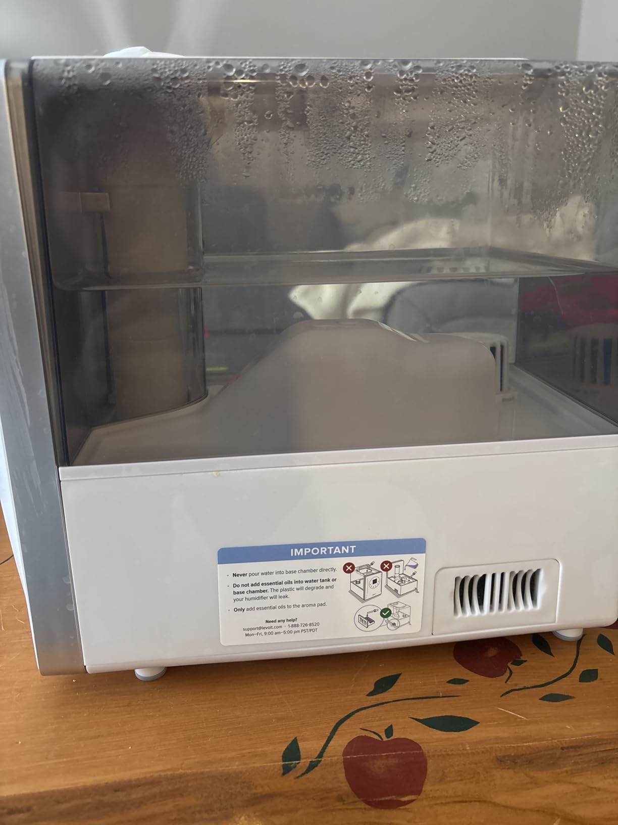 LEVOIT LV600S Smart Warm and Cool Mist Humidifiers for Home Bedroom Large Room, (6L) 753ft² Coverage, Quickly & Evenly Humidify Whole House, Easy Top Fill, App & Voice Control - Quiet Sleep Mode customer photo 1
