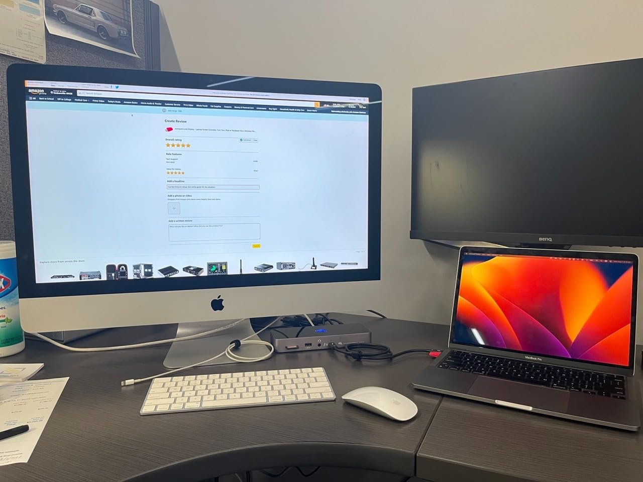 OWC 11-Port Thunderbolt Dock, 96W Charging, Single 8K Display or Dual 5K displays, 3 x TB Ports, 4 x USB, GbE, SD, Compatbile M1/M2 Macs, TB3 Macs, TB 4 PCs, and USB-C Devices customer photo 1