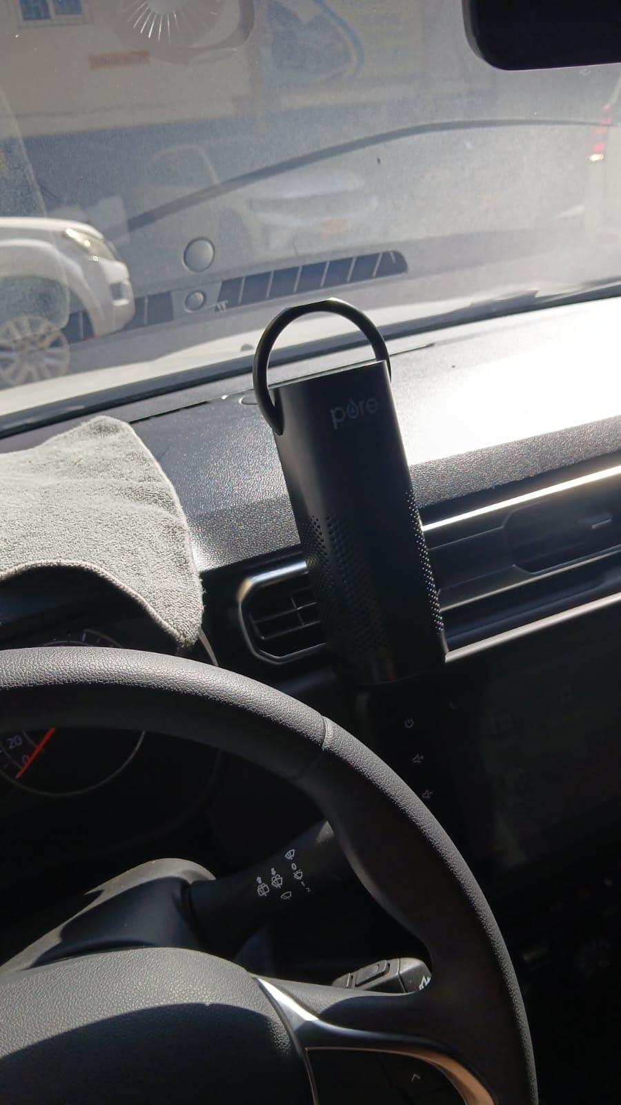 Pure Enrichment® PureZone™ Mini Portable Air Purifier - Cordless True HEPA Filter Cleans Air & Eliminates 99.97% of Dust, Odors, & Allergens Close to You - Cars, School, & Office (Starlight Blue) customer photo 2