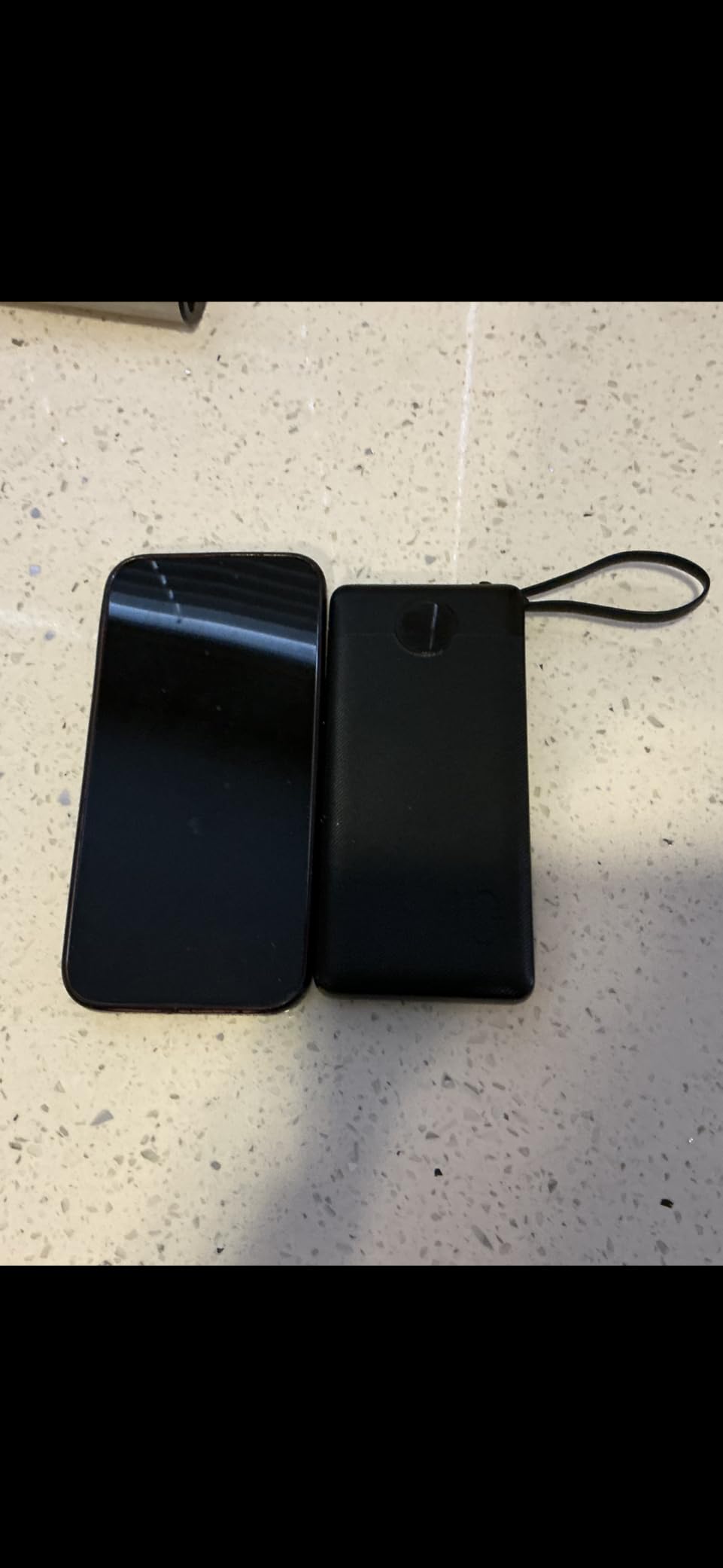 VEEKTOMX Portable Charger with 4 Built-in Cables - 10000mAh Slim Power Bank, USB-C Battery Pack with iPhone & Micro USB, TSA Approved Travel Charger for iPhone, Samsung, Android customer photo 1