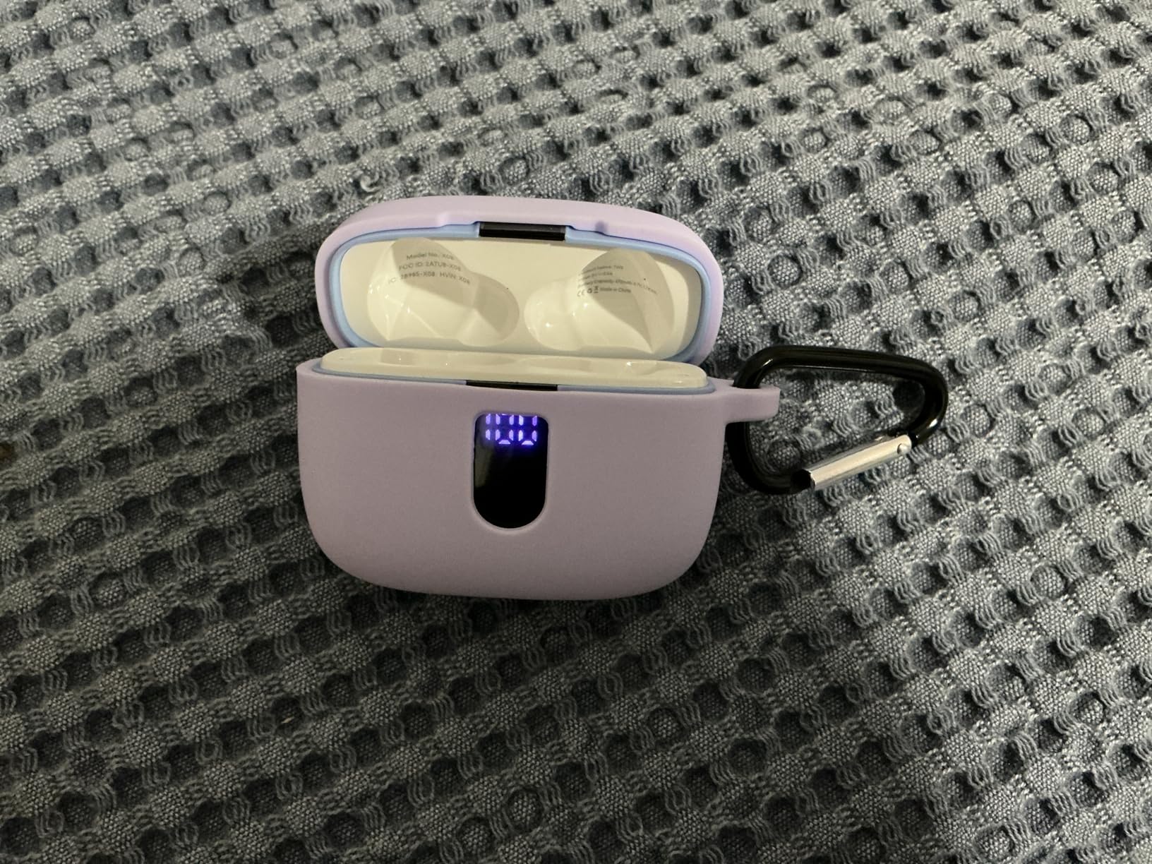 Bluetooth Headphones True Wireless Earbuds 60H Playback LED Power Display Earphones with Wireless Charging Case IPX5 Waterproof in-Ear Ear buds with Mic for TV Smart Phone Laptop Computer Sports customer photo 2