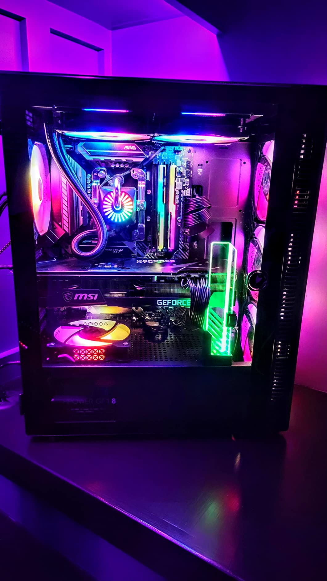 Gaming GeForce RTX 3080 LHR 10GB GDRR6X 320-Bit HDMI/DP Nvlink Torx Fan 3 Ampere Architecture OC Graphics Card (RTX 3080 Ventus 3X Plus 10G OC LHR) customer photo 2