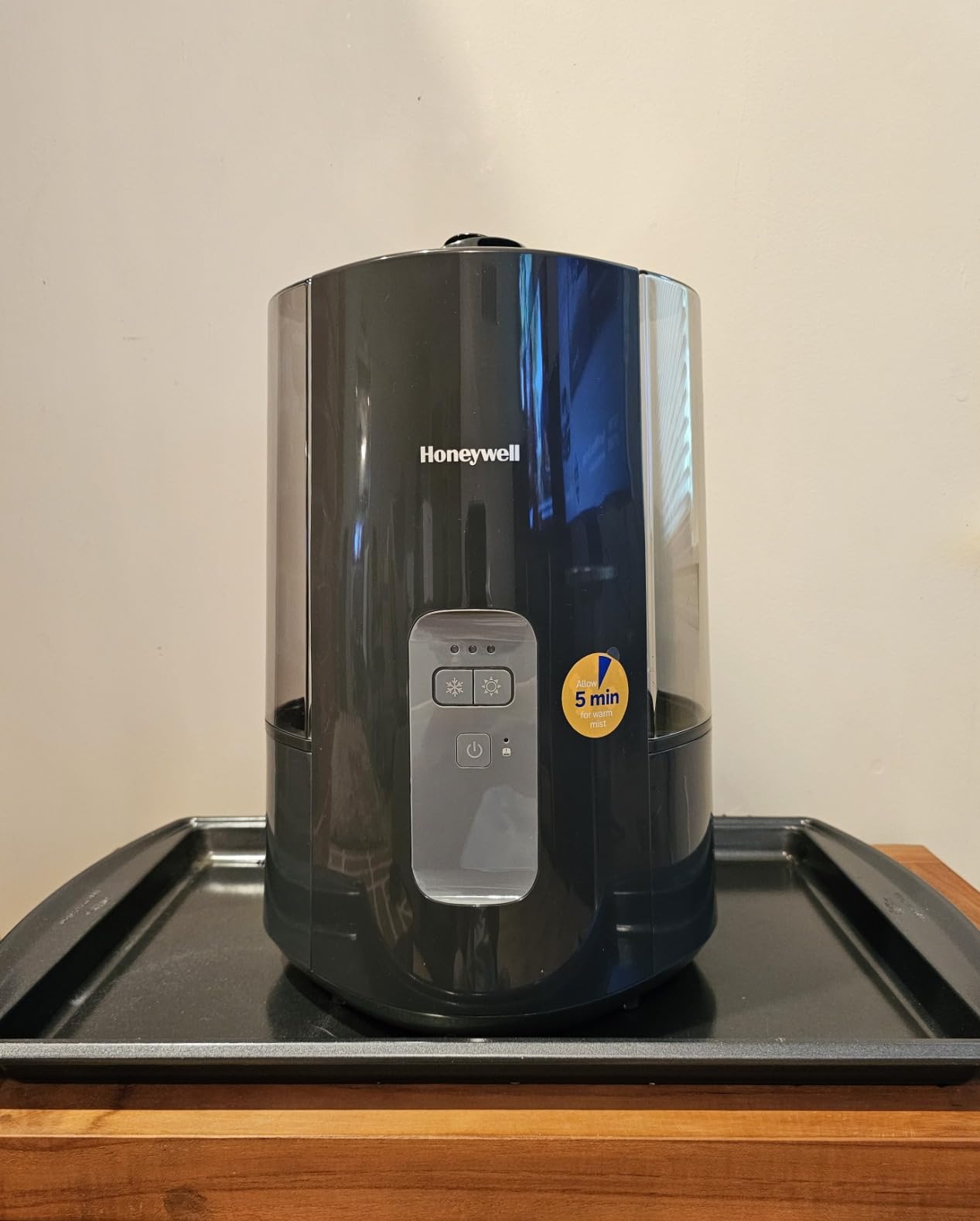 PureGuardian Dual Comfort Cool + Warm Mist Humidifier for Bedroom, Office, Living Room and Home, Black, HWC775B customer photo 2