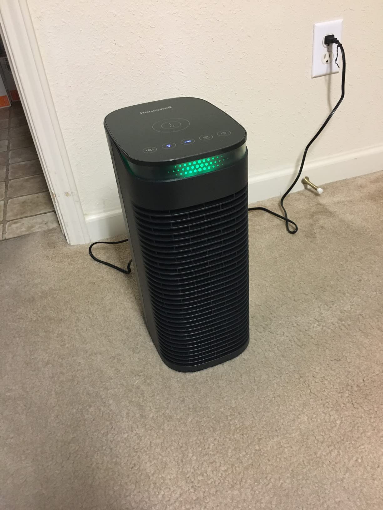 InSight HEPA Air Purifier for Medium Rooms (100 sq ft). Allergen Reducer for Wildfire/Smoke, Pollen, Pet Dander & Dust. Air Quality Indicator and Auto Mode - Black, HPA080 customer photo 1