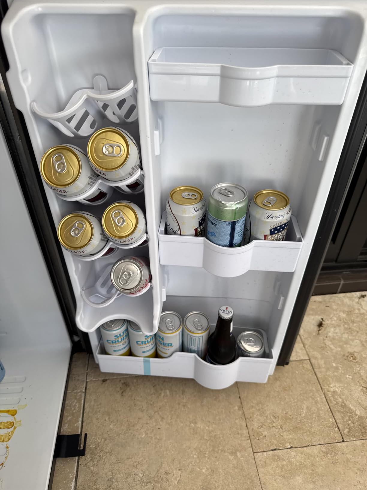 Blaze 20-Inch Outdoor Rated Compact Refrigerator | 4.4 Cu Ft Stainless Steel Fridge with LED Lighting, Dial Thermostat, Reversible Door & Recessed Handle | BLZ-SSRF-126 customer photo 2