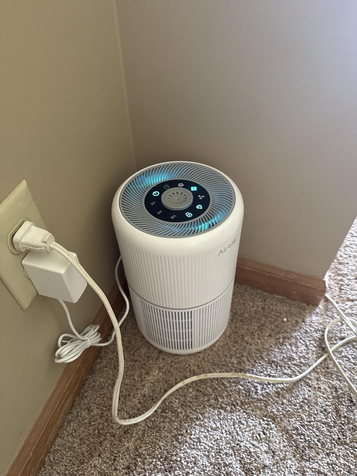 2 Pack Air Purifier for Home Bedroom with H13 True HEPA Filter for Smoke, Smokers, Dust, Odors, Pollen, Pet Dander | Quiet 99.9% Removal to 0.1 Microns | White Available for California customer photo 1