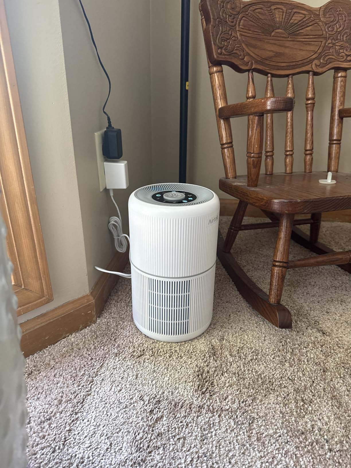 2 Pack Air Purifier for Home Bedroom with H13 True HEPA Filter for Smoke, Smokers, Dust, Odors, Pollen, Pet Dander | Quiet 99.9% Removal to 0.1 Microns | White Available for California customer photo 2