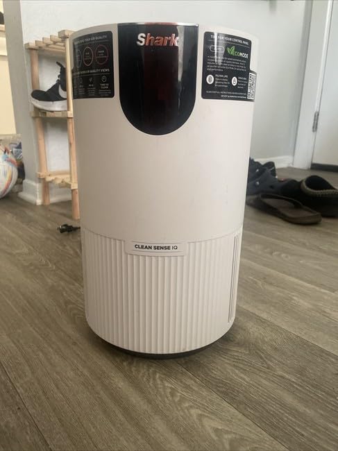 Shark HP102 Air Purifier for Bedroom Office Dorm, HEPA Air Filter, Covers Up To 500 SQ FT, Remove Smoke Dust Allergens Pet Dander, Quartz customer photo 1