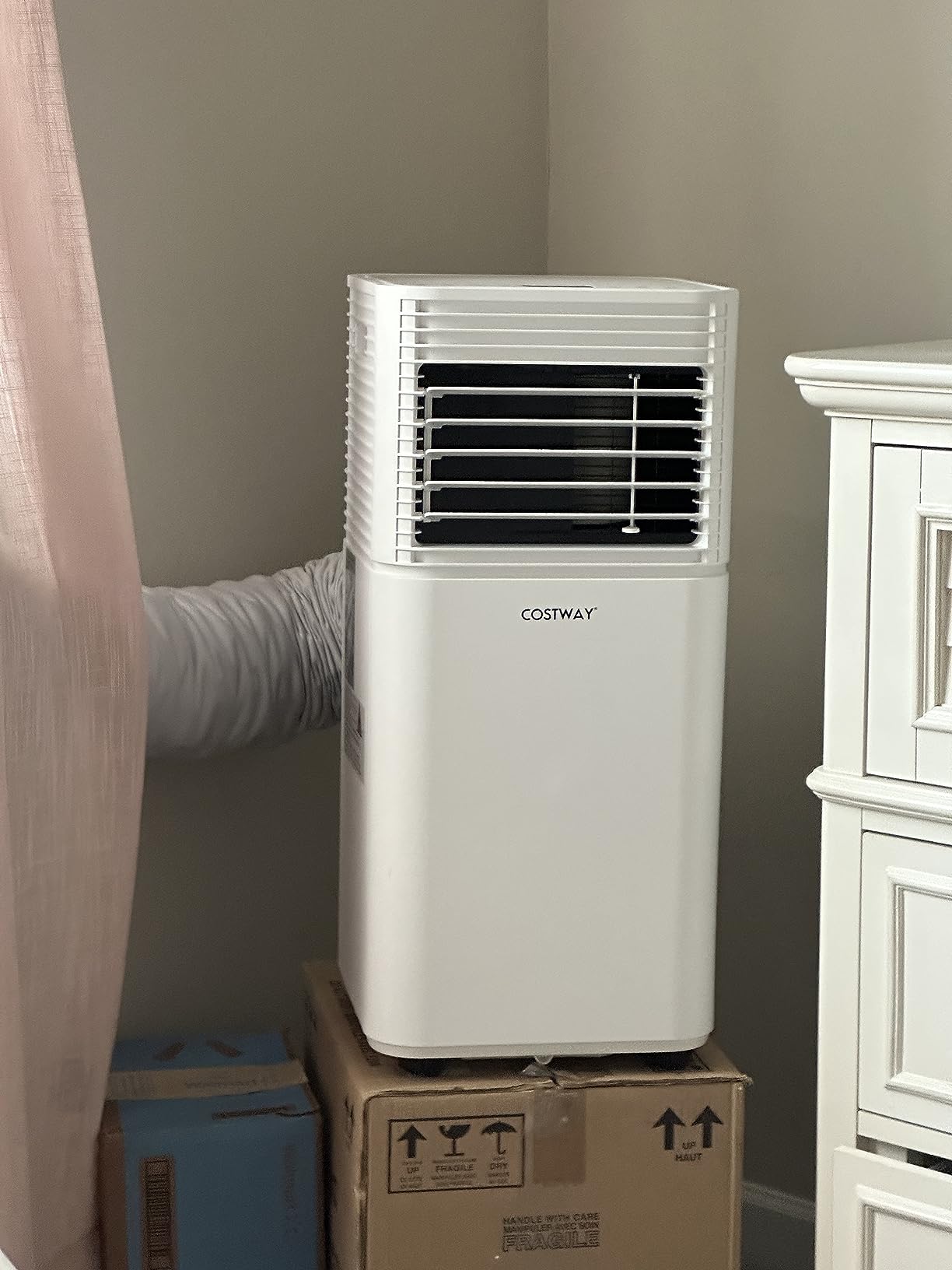 Portable Air Conditioner, 10000 BTU AC Cooling for Room Spaces up to 350sq.ft, with Remote Control, 24H Timer & Window Venting Kit, with Sleep Mode, Suitable for Bedroom, Living Room, Black customer photo 2