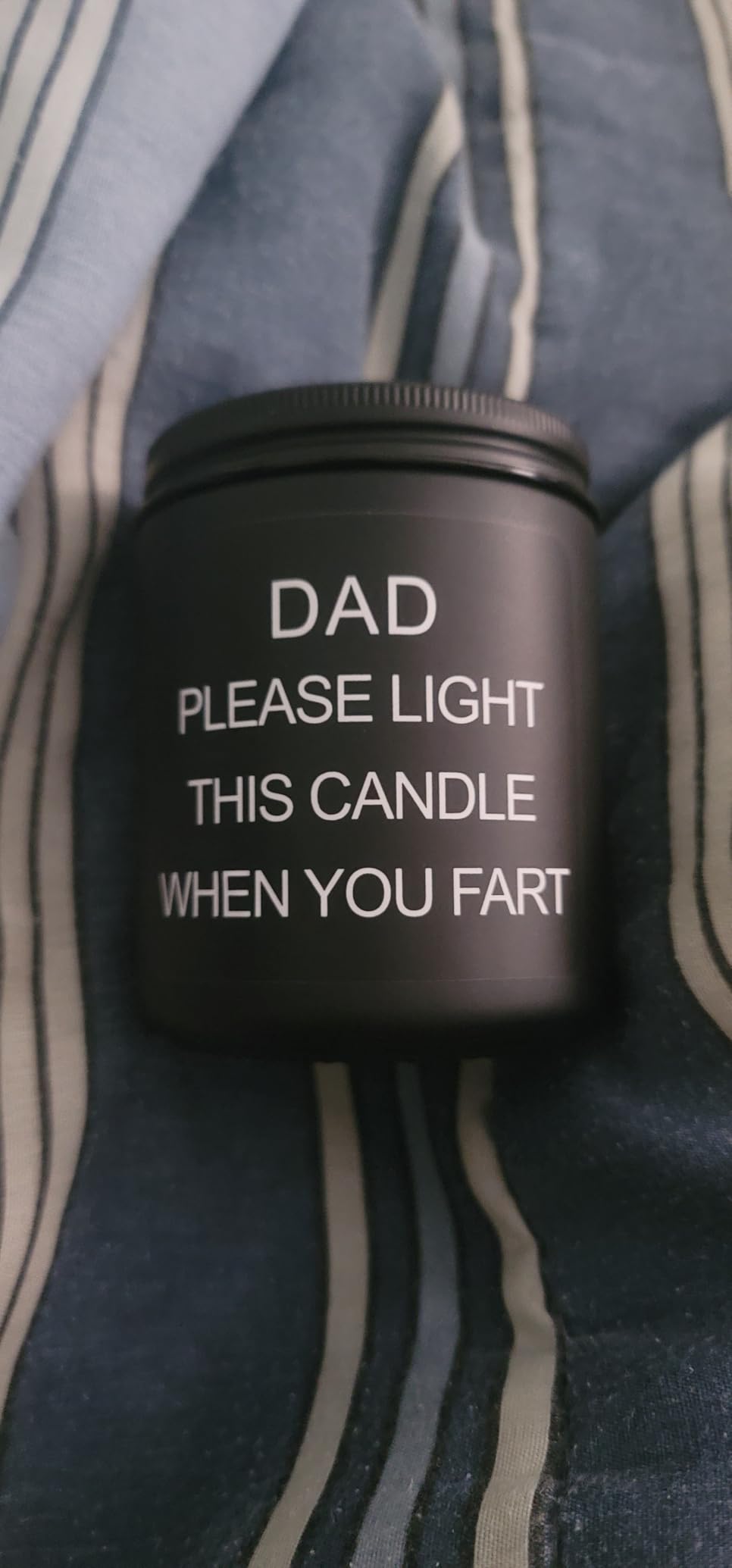 Homsolver Sandalwood Scented Candle for Dad - 7oz customer photo 1