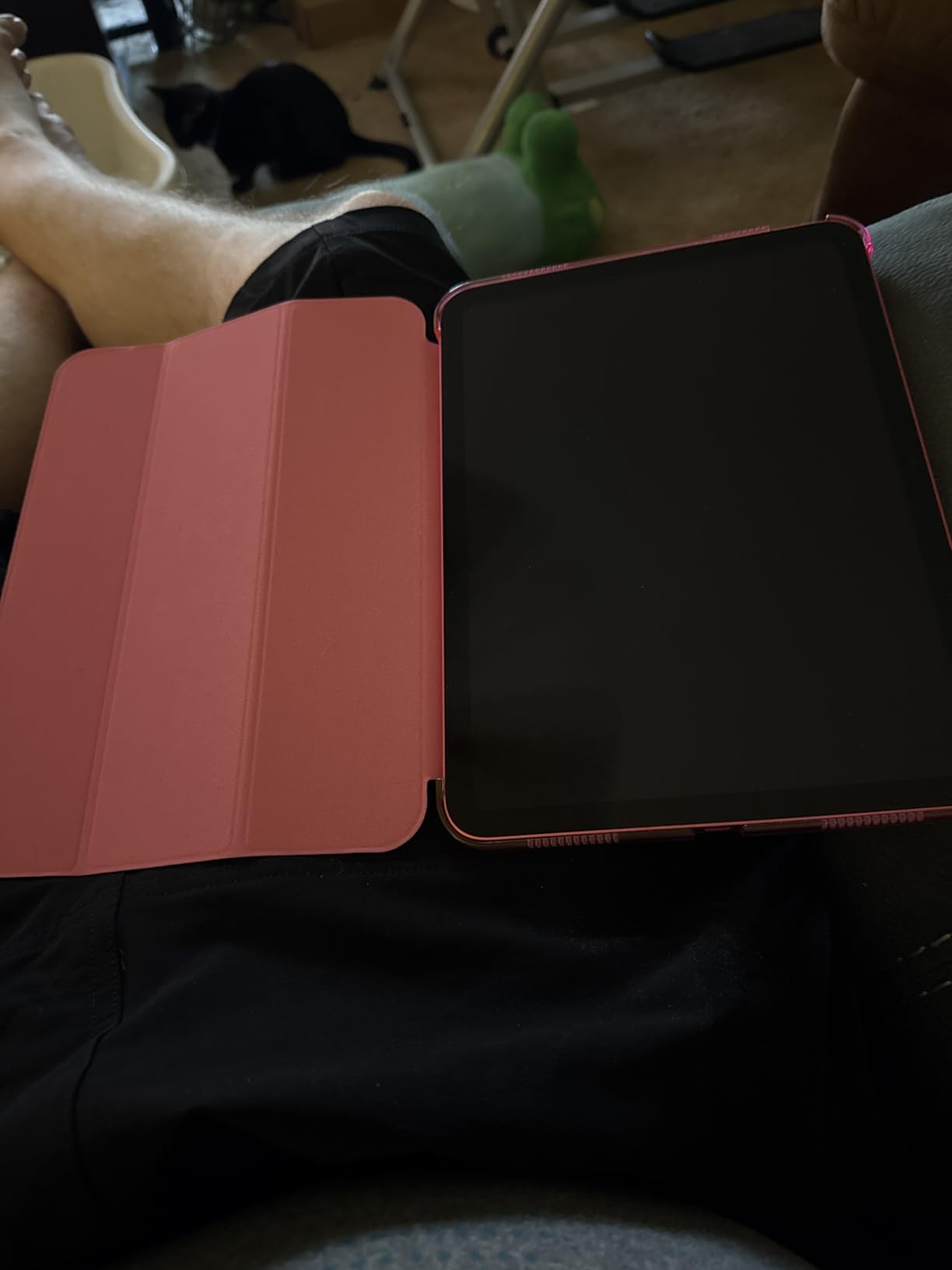 MoKo for iPad (A16) 11th Generation Case 11 Inch 2025, iPad 10th Generation Case 10.9 Inch 2022, Slim Stand Hard PC Translucent Back Shell Smart Cover, Support Touch ID, Auto Wake/Sleep, Black customer photo 1