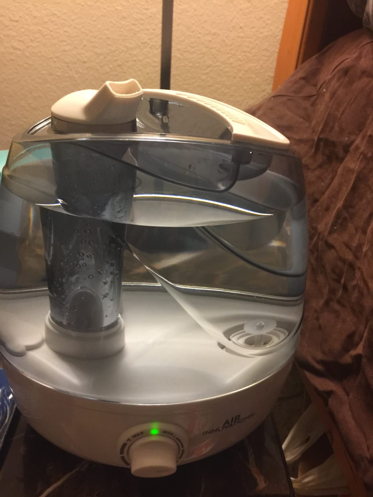 Air Innovations AI-103 Ultrasonic Cool Mist Humidifier for Bedroom - Quiet Cool Mist Diffuser with 2.5L Tank, 23-Hour Runtime, Auto Shut-Off, 360° Nozzle - Ideal for Home, Dorm, & Apartment Essentials customer photo 2