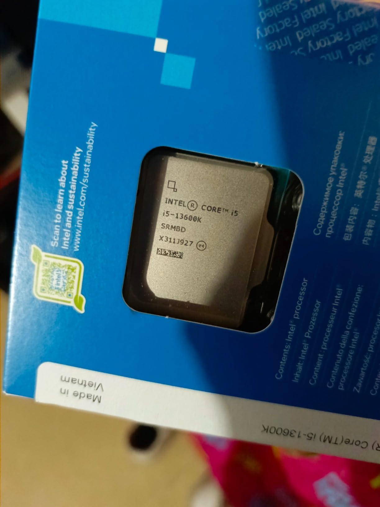 Intel Core i5-13600K 3.5GHz (5.1 Turbo) 14 Core LGA1700 Desktop Processor Boxed - Raptor Lake customer photo 1