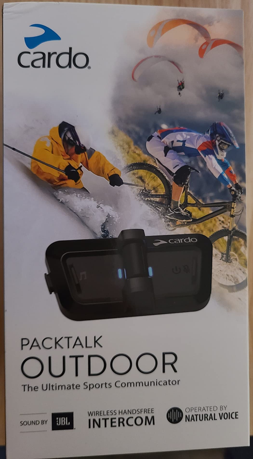 Cardo PACKTALK Outdoor Helmet Communication System, Great for Ski, Snowboard and Cycling (White, Single Pack) customer photo 1