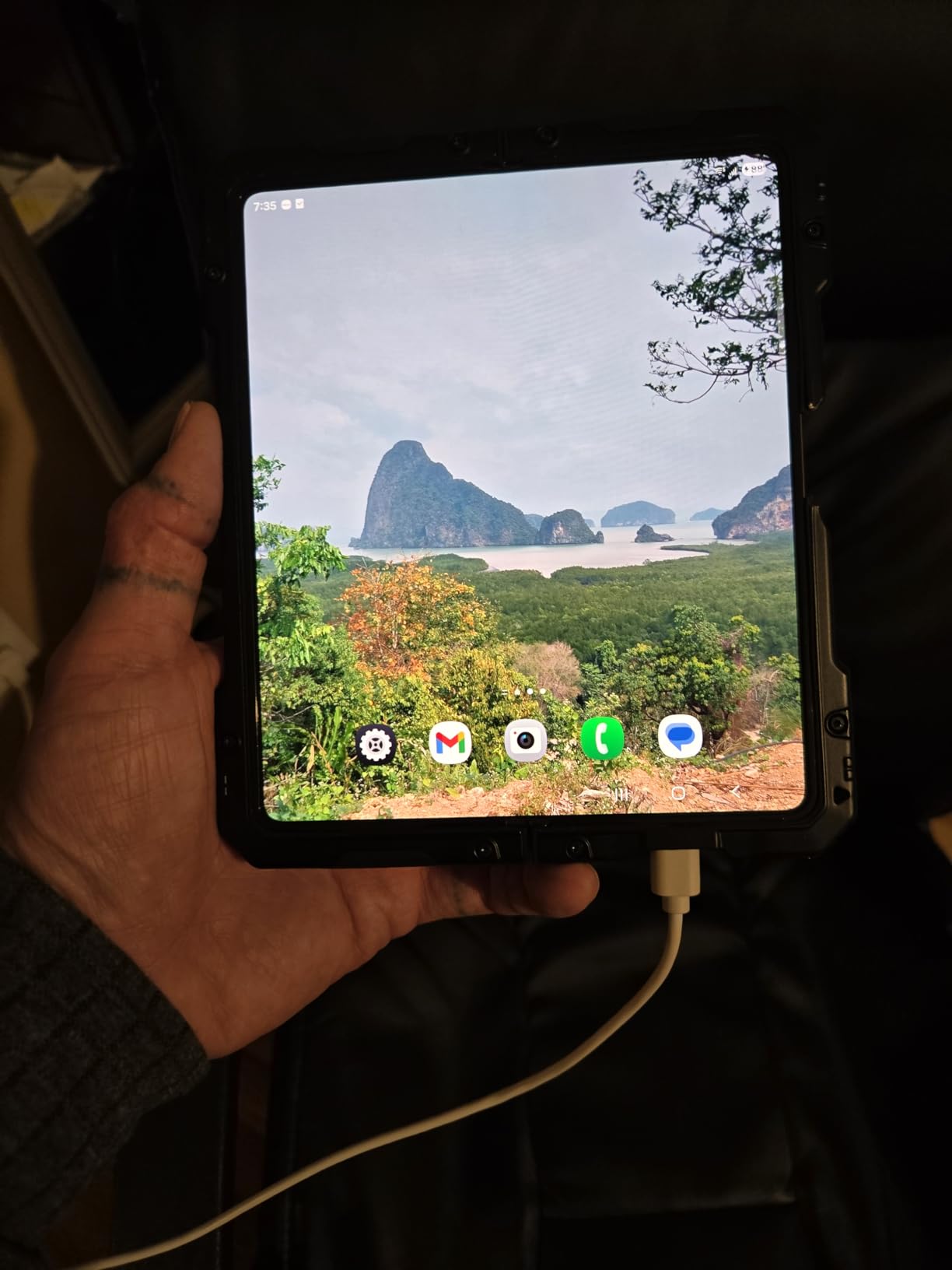 Samsung Galaxy Z Fold 4 5G US Version, 512GB, Graygreen - Unlocked (Renewed) customer photo 1