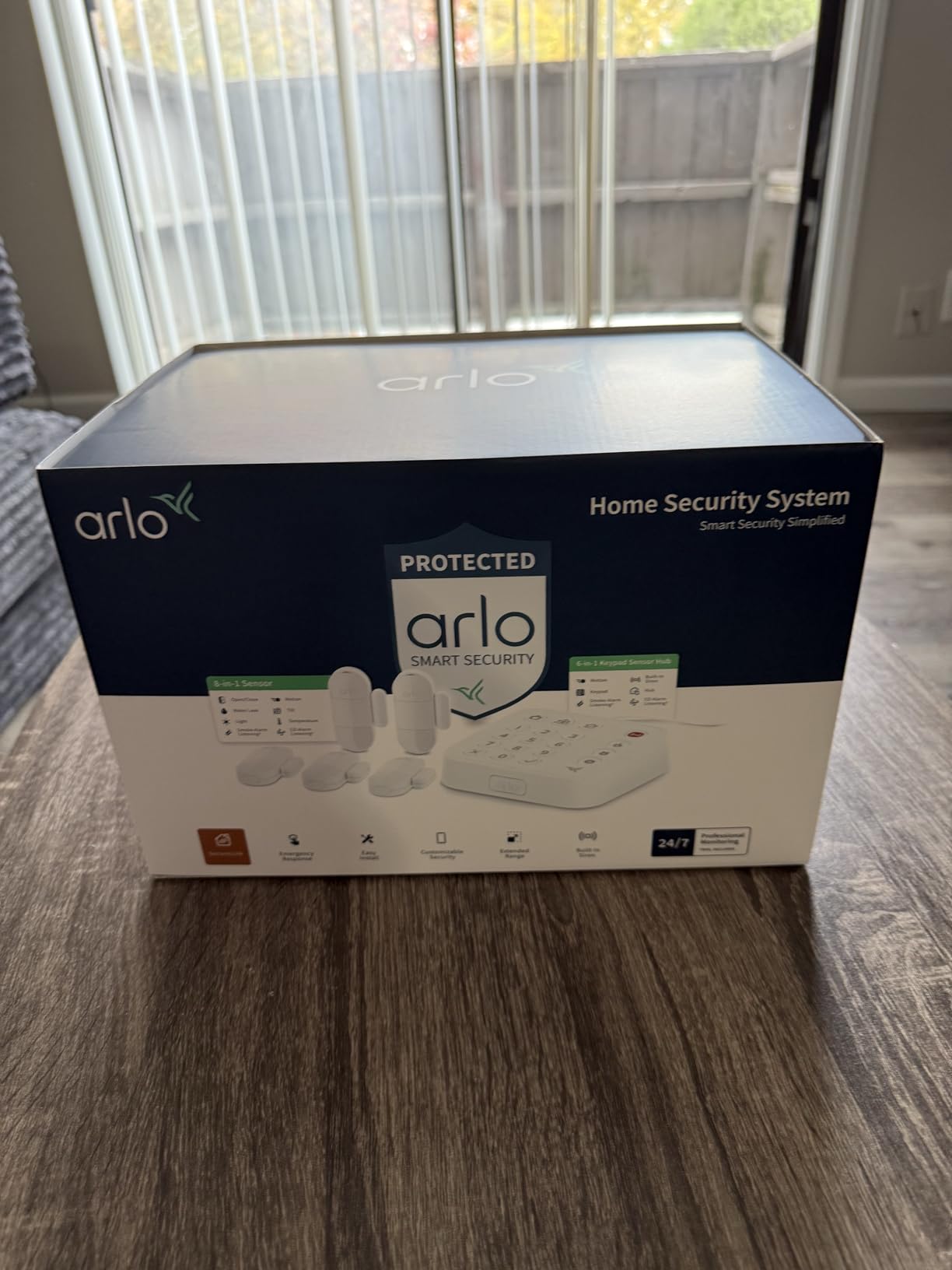 Arlo Home Security System - Alarm System with Wired Keypad Sensor Hub, 5 8-in-1 Sensors & Yard Sign - No Contract Required - DIY Installation, SS1501 customer photo 2