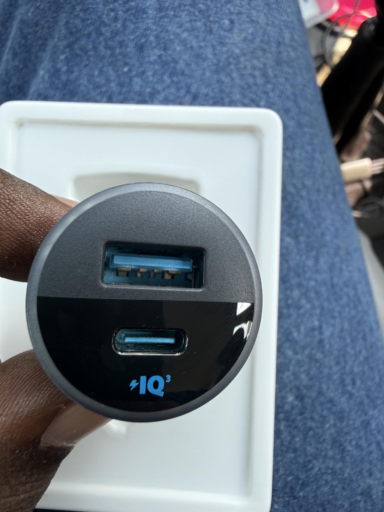Anker 323 52.5W USB C Car Charger with 30W PowerIQ 3.0 Fast Charging | Cigarette Lighter Adapter, for iPhone 17 / 16 / 15 / 14 / 13 / 12 Series, Galaxy S25 / S24, Pixel, and More customer photo 2