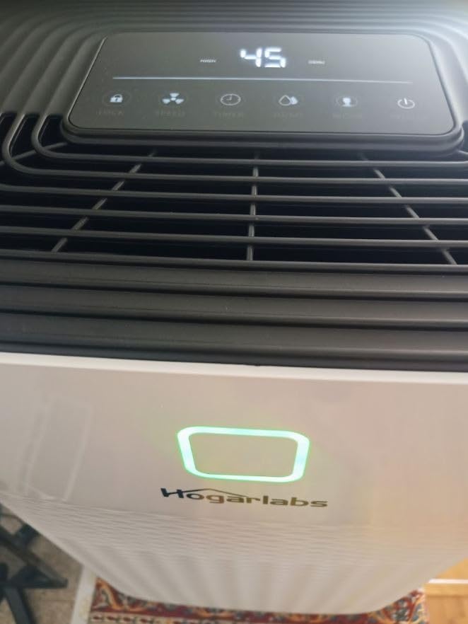HOGARLABS 30 Pint Dehumidifiers for Home and Basements, with 3 Working Modes, Overflow Protection, and Auto Shut off Restart. Ultra Silent Dehumidifier with Drain Hose and Digital Control Panel. customer photo 1