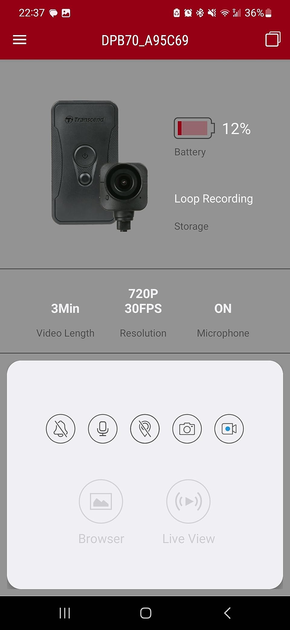 Transcend DrivePro Body 70 64GB Body Camera, Wi-Fi & Bluetooth, GPS, IP68 Weatherproof, 1440P 2K QHD, 9-Hour Battery Life, Tethered Camera, Ideal for Law Enforcement & Security - TS64GDPB70A customer photo 2