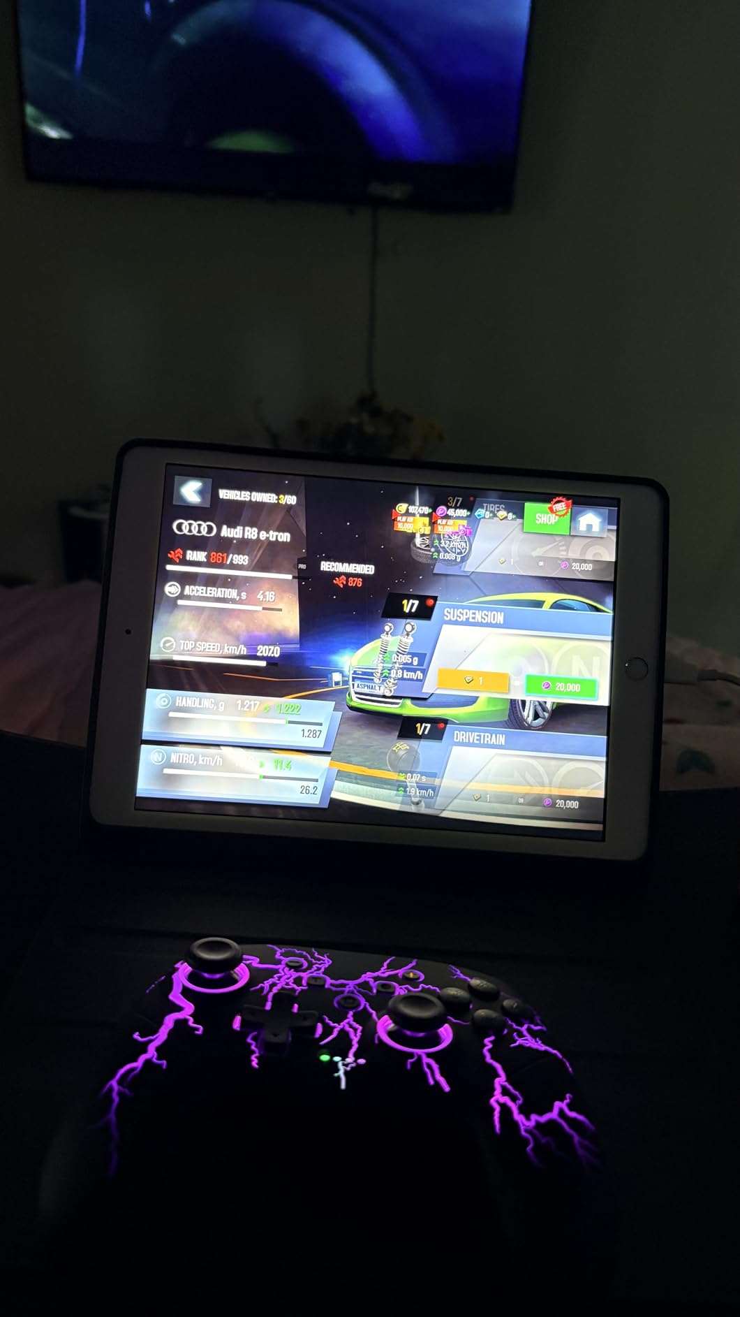 Switch Controllers Compatible with Switch/Lite/OLED/PC Windows, 1000mAh Programmable RGB Lightning LED, Wireless Pro Controller with One Key Pairing/Wake Up/Turbo/Vibration customer photo 2