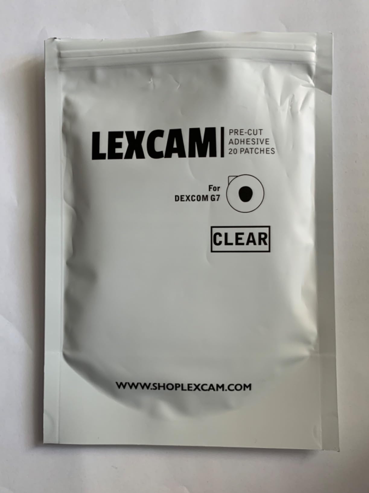 Adhesive Patches Pre-Cut for Dexcom G7 & Stelo, Pack of 20 Patches, Waterproof, Transparent Overpatches for Continuous Glucose Monitoring, Sensor is NOT Included customer photo 1