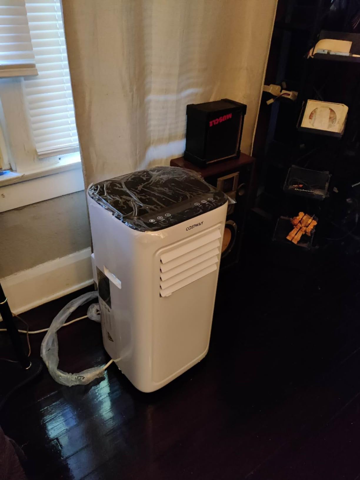 Portable Air Conditioner, 9000 BTU Portable AC with Built-in Dehumidifier, 24H Timer, Smart Sleep Mode, LED Touch Panel for Cooling Rooms up to 280 Sq.Ft, Remote Control & Window Kit Included customer photo 1