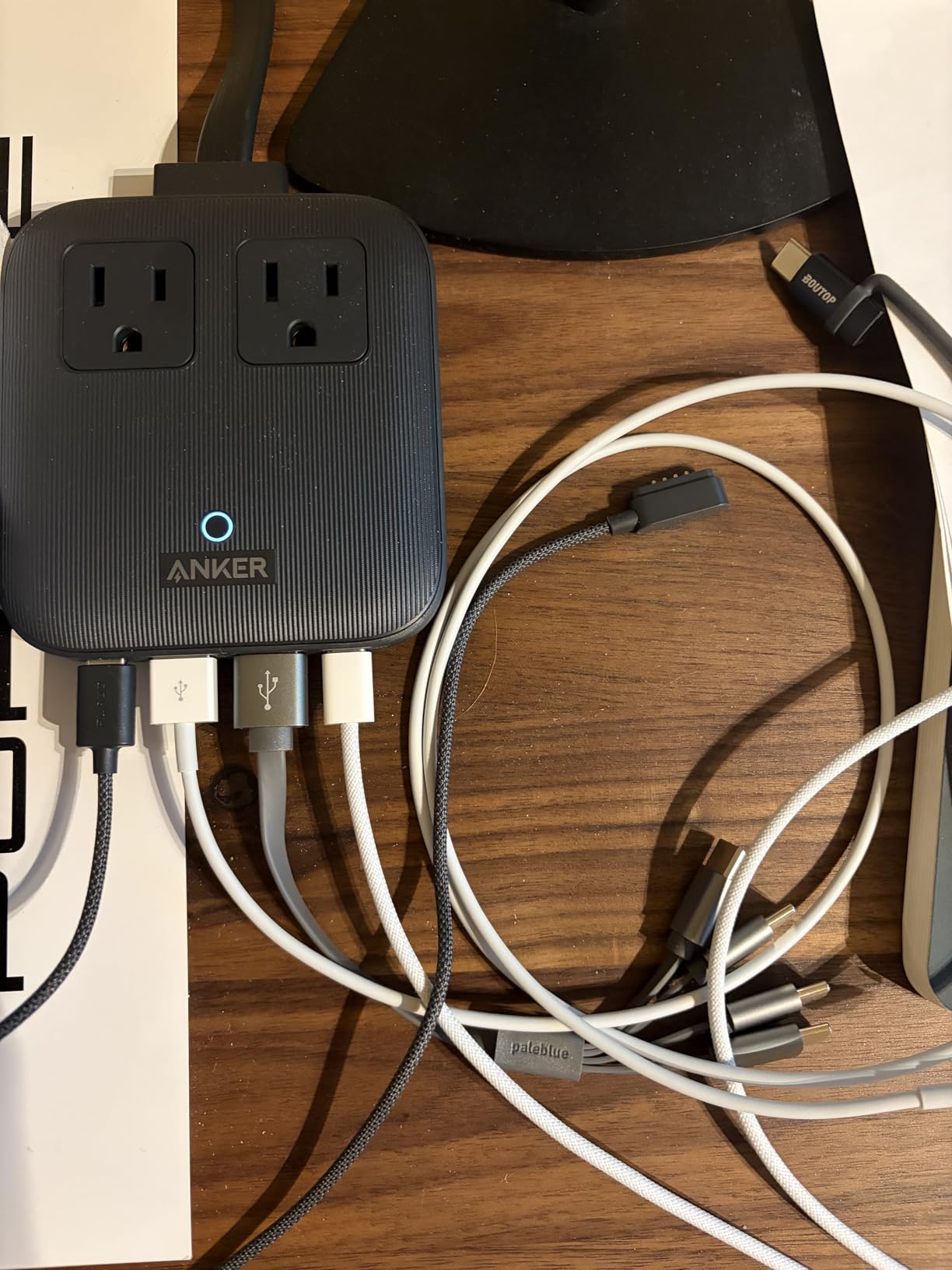 Anker Travel Power Strip, Anker Nano 67W Max 6-in-1 USB C Charger, 2 AC, 2 USB A and 2 USB C, 5ft Thin Undetachable Flat Plug Extension Cord with Multiple Outlets, Travel Essentials, Cruise Essentials customer photo 2