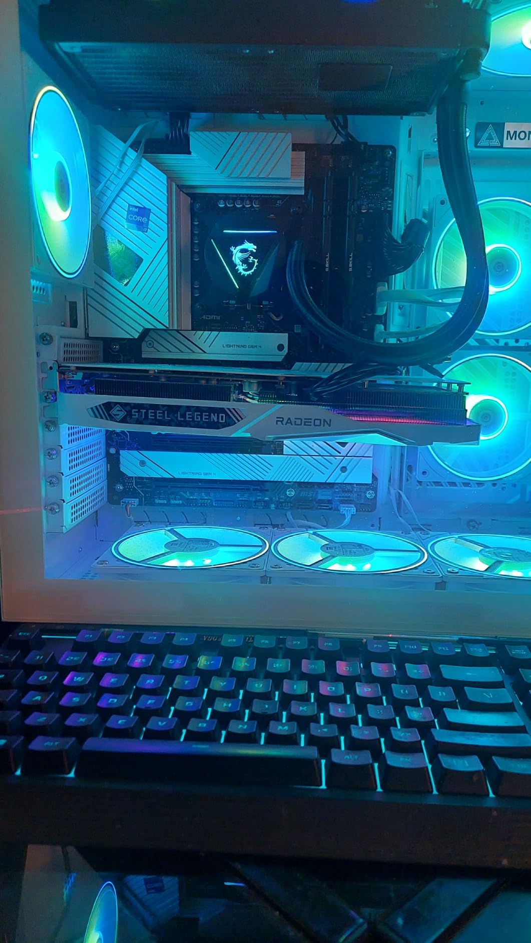 ASRock AMD Radeon RX 7600 Steel Legend 8GB OC GDDR6 128-bit 0dB Silent Cooling Graphics Card customer photo 2