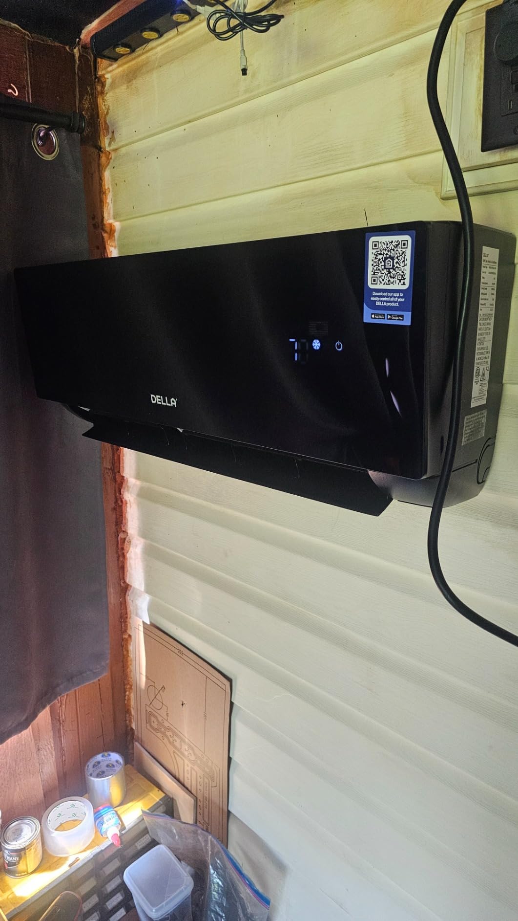 Umbra Series 12000 BTU Mini Split Work with Alexa 20 SEER2 Cools Up to 550 Sq.Ft Energy Saving Split AC & Pre-Charged 1 Ton Heat Pump Ductless Inverter System customer photo 2