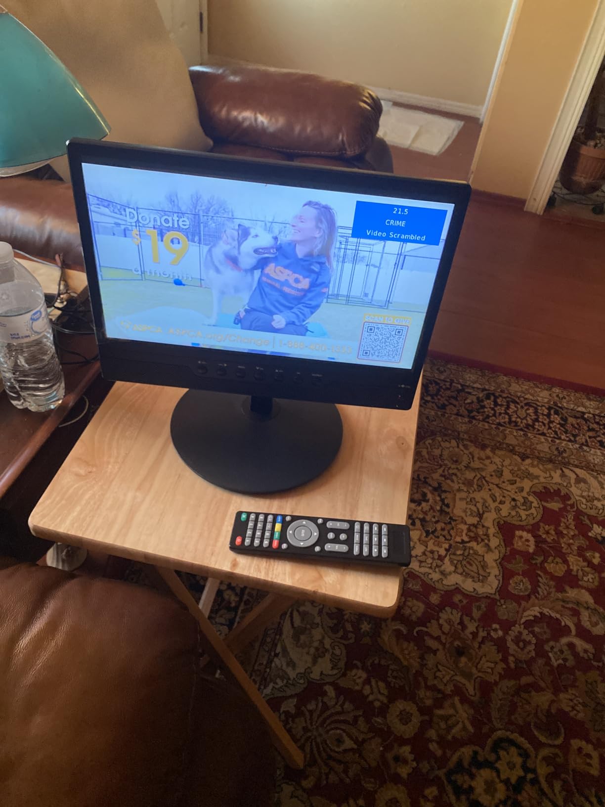 othoig 14inch Small Portable TV with Rechargeable Battery-Digital ATSC Tuner-Antenna-and USB/HDMI/AV Slot in, Car-12 Volt/AC- for Kitchens, RVs and Camping (NO with WiFi/Bluetooth/Satellite) customer photo 2