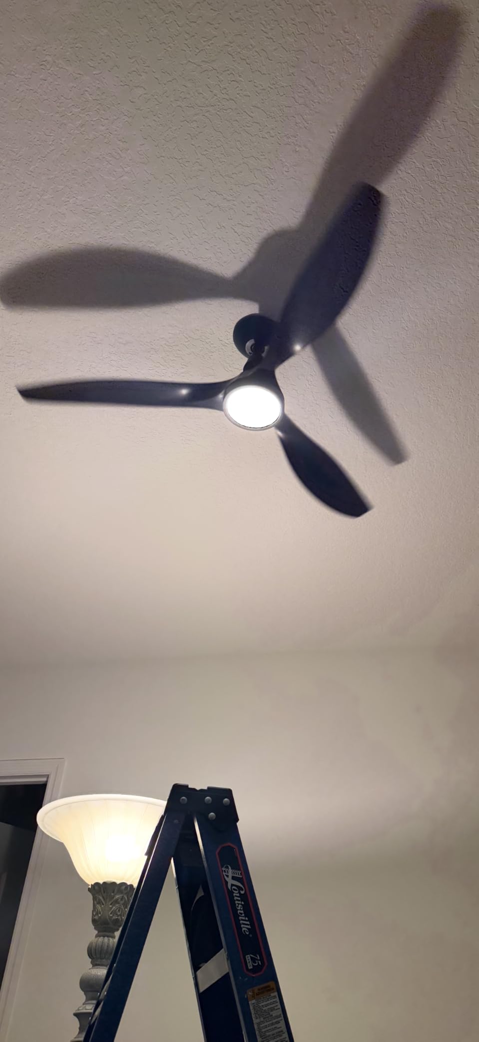 Roomratv Ceiling Fans with Lights, 52 Inch Black Ceiling Fan with Remote Control, Quiet Noiseless Reversible DC Motor 6 Speeds Timers 3 CCT Dimmable Modern Fan Light Indoor for Bedroom Living Room customer photo 1