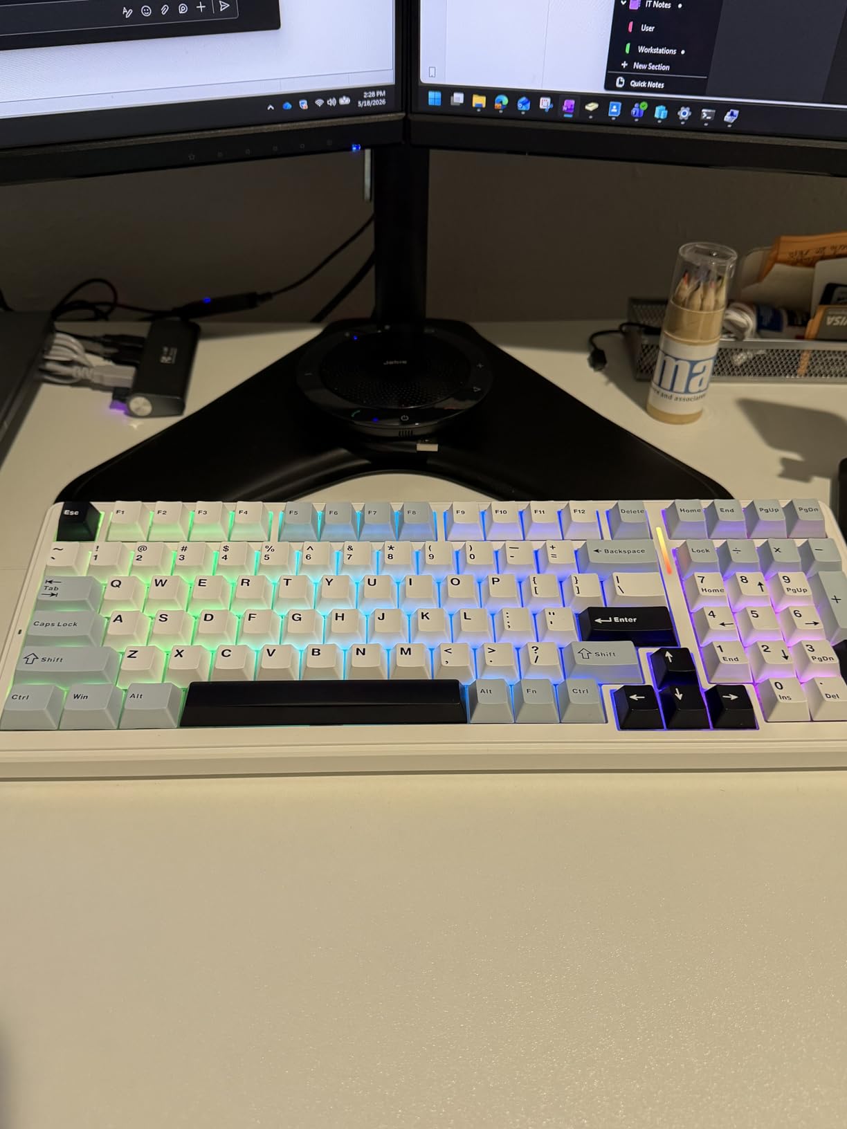 AULA F99 Wireless Mechanical Keyboard, Tri-Mode BT5.0/2.4GHz/USB-C Hot Swappable Custom Keyboard, Pre-lubed Linear Switches, RGB Backlit Gaming Keyboards customer photo 2