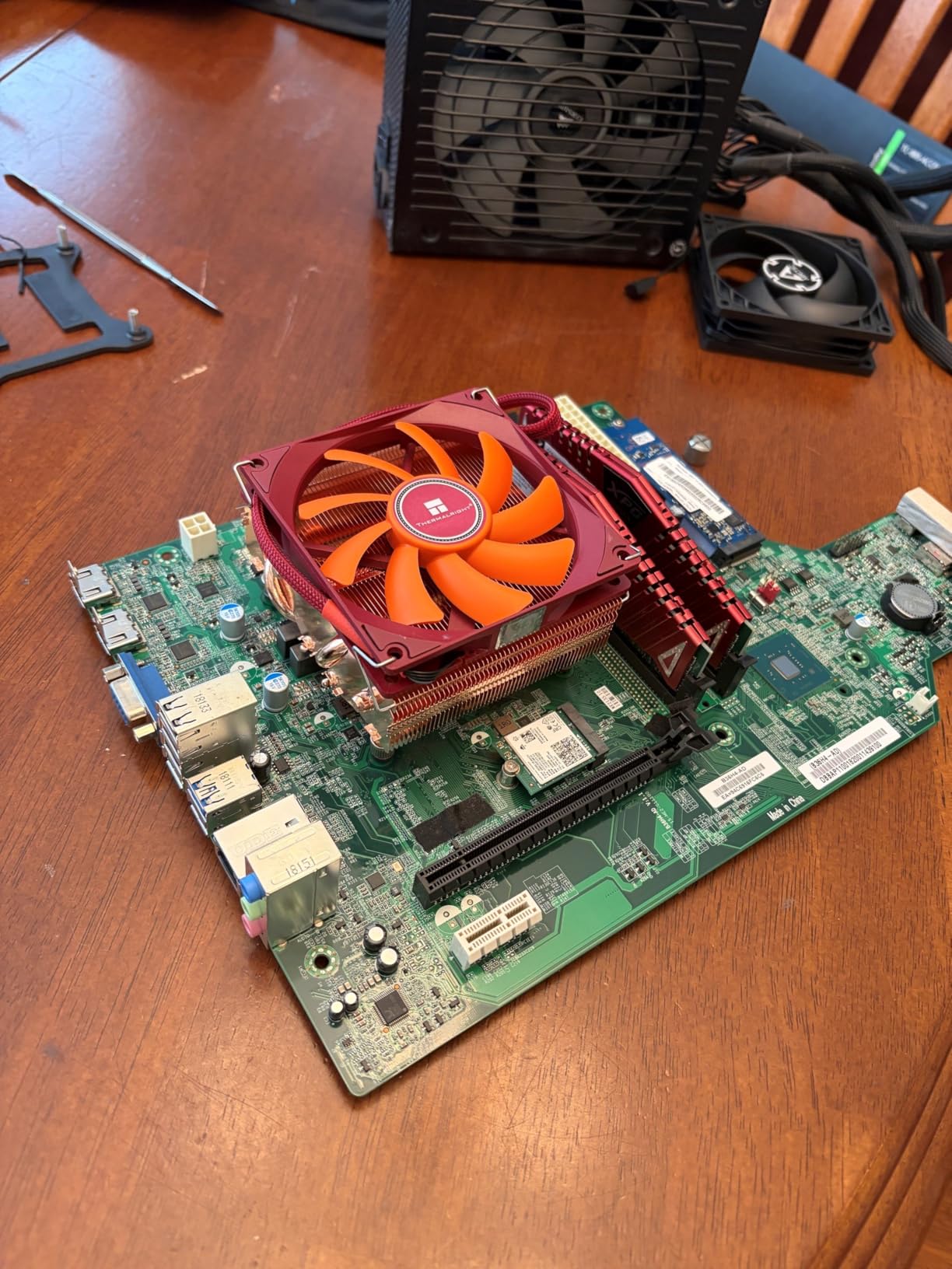 Thermalright AXP90-X53 Full Copper Low Profile CPU Cooler ITX, 92mm TL-9015R Slim PWM Fan, AGHP Technology, 53mm Height, for AMD AM4 AM5/Intel 1700/1150/1151/1200/1851 customer photo 1